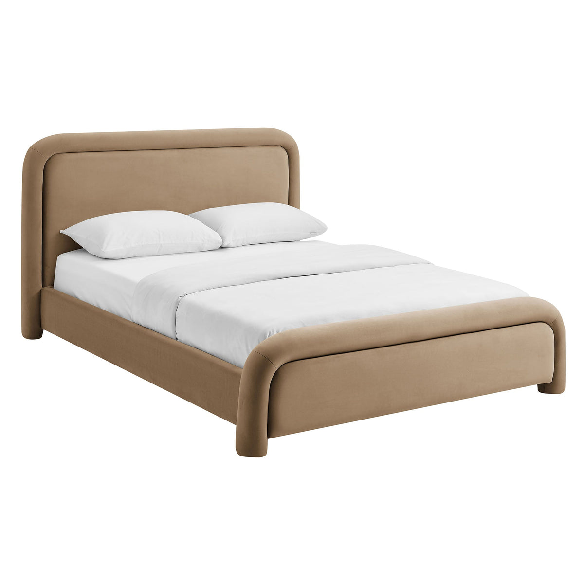 Beck Performance Velvet Platform Bed