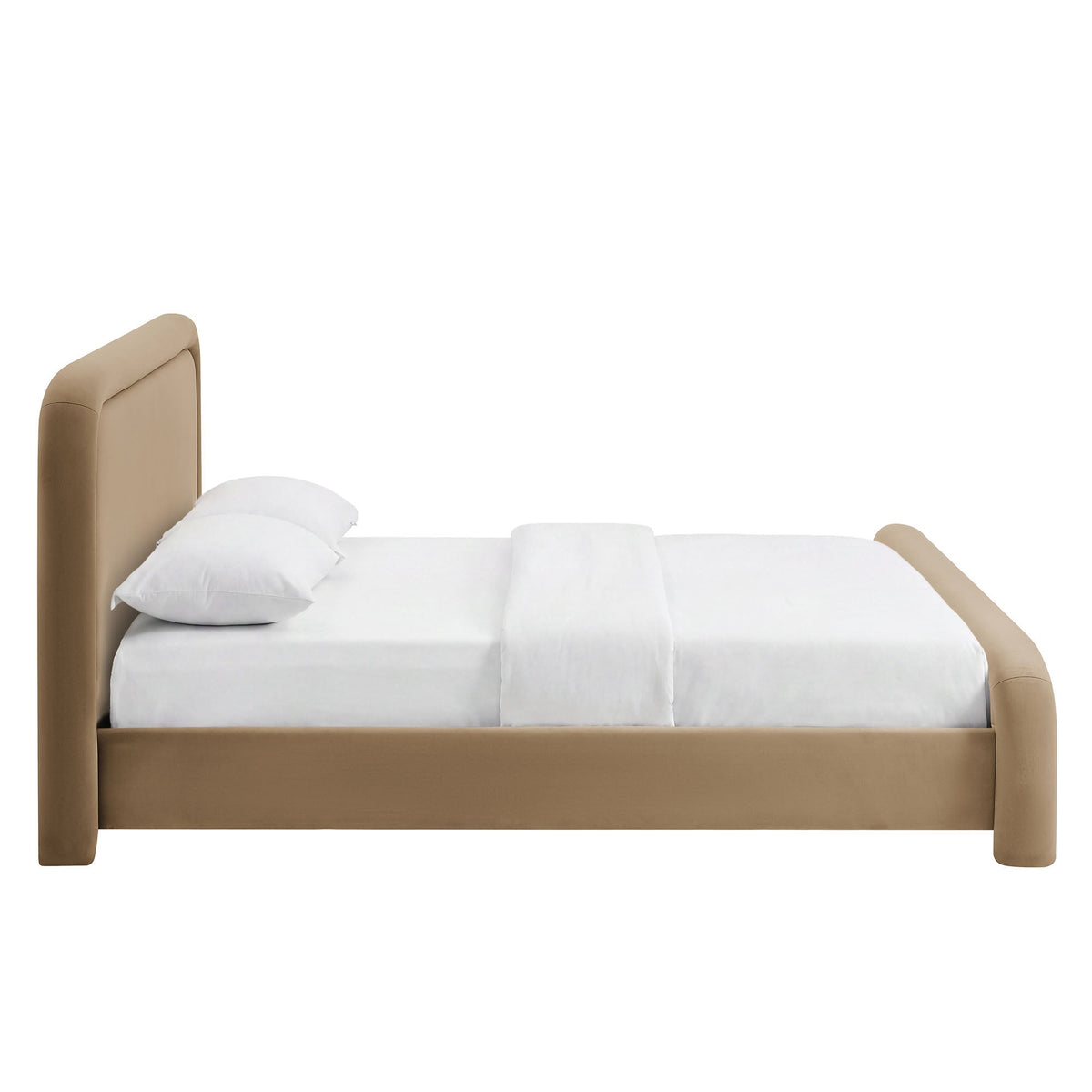 Beck Performance Velvet Platform Bed