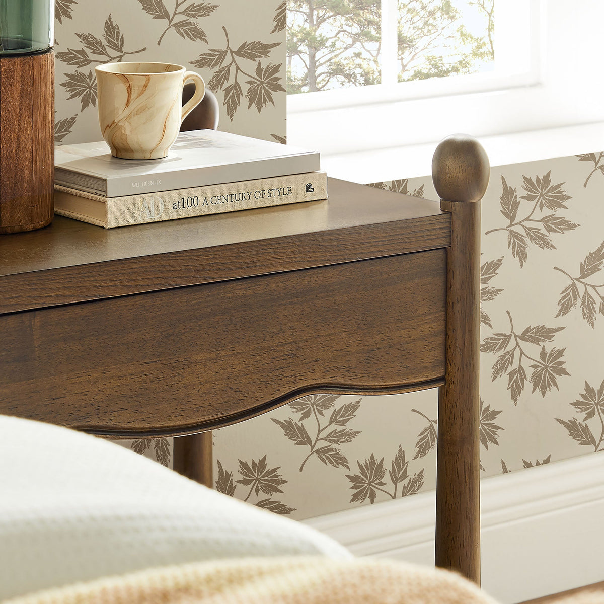 Darcy Wood Nightstand or Side Table