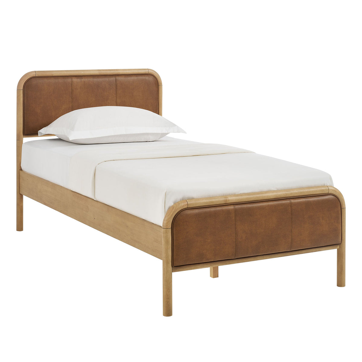 Wexford Vegan Leather Platform Bed