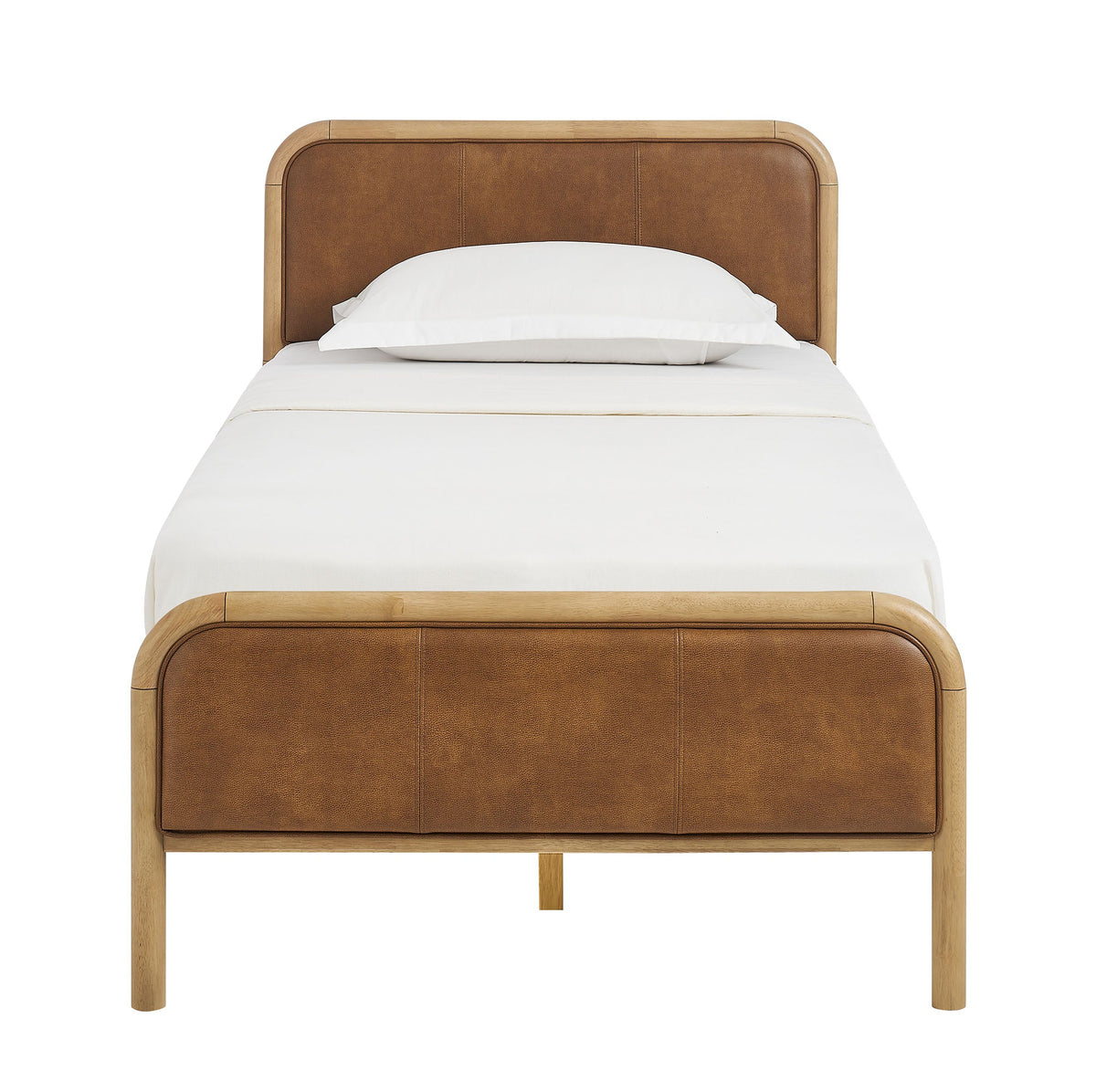 Wexford Vegan Leather Platform Bed
