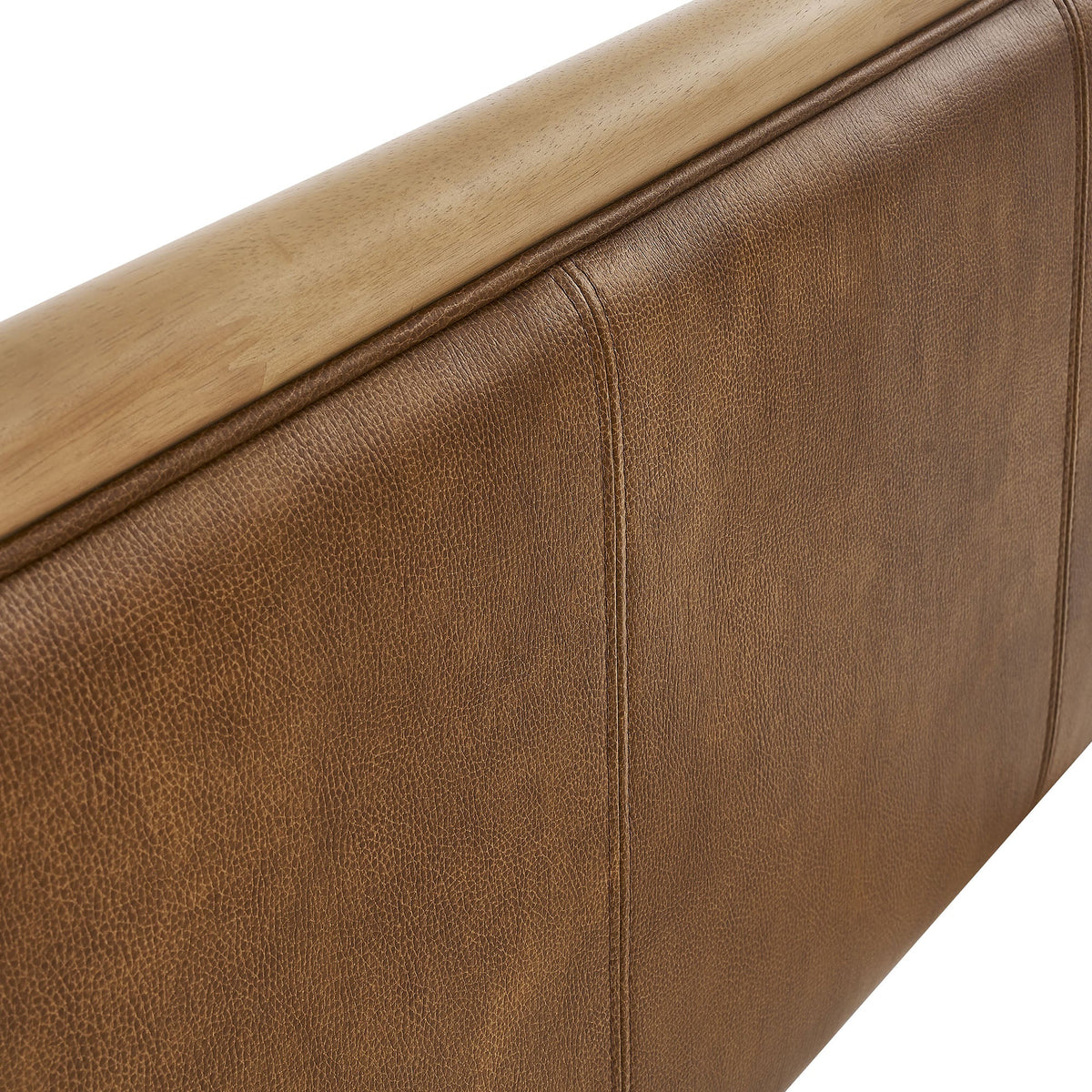 Wexford Vegan Leather Platform Bed