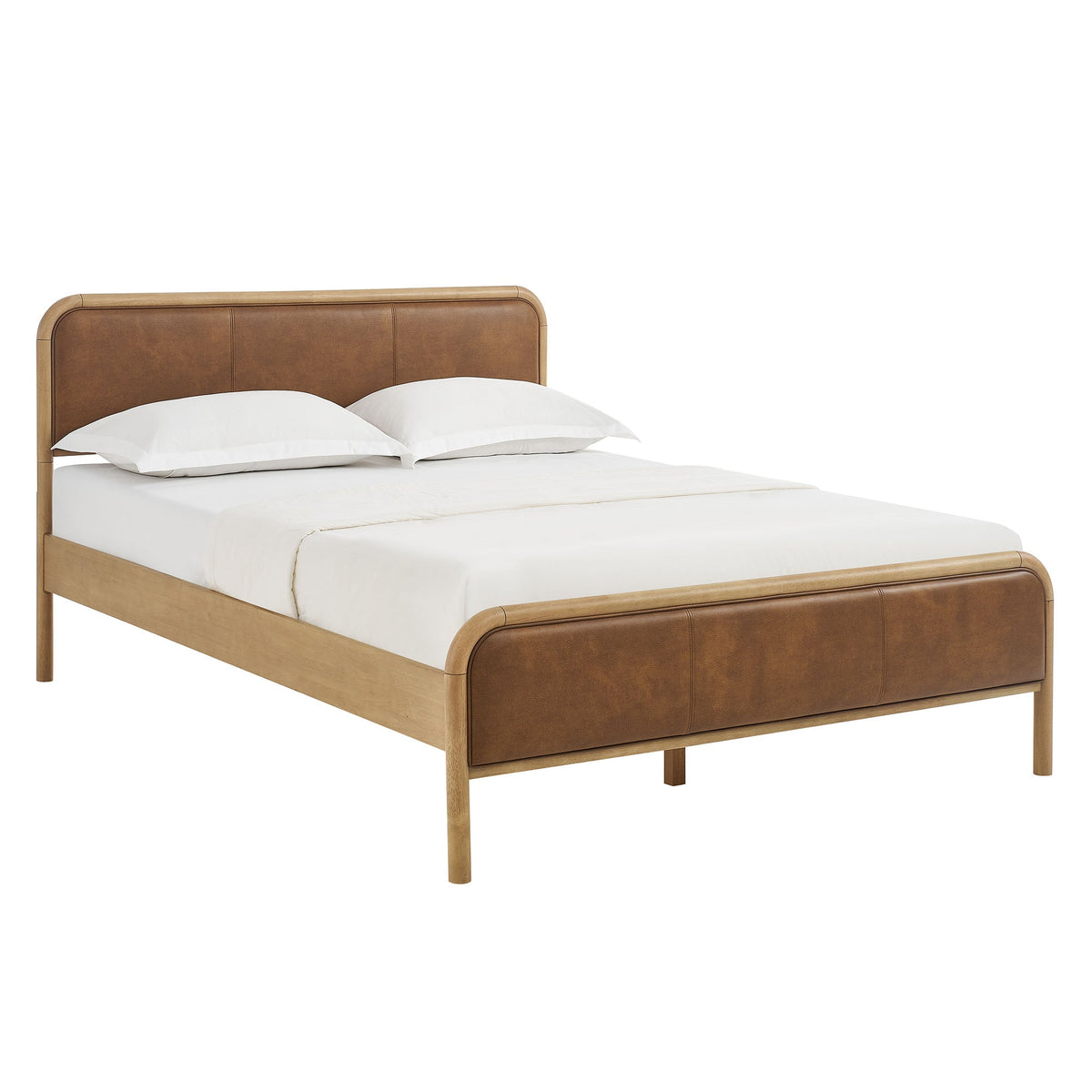 Wexford Vegan Leather Platform Bed