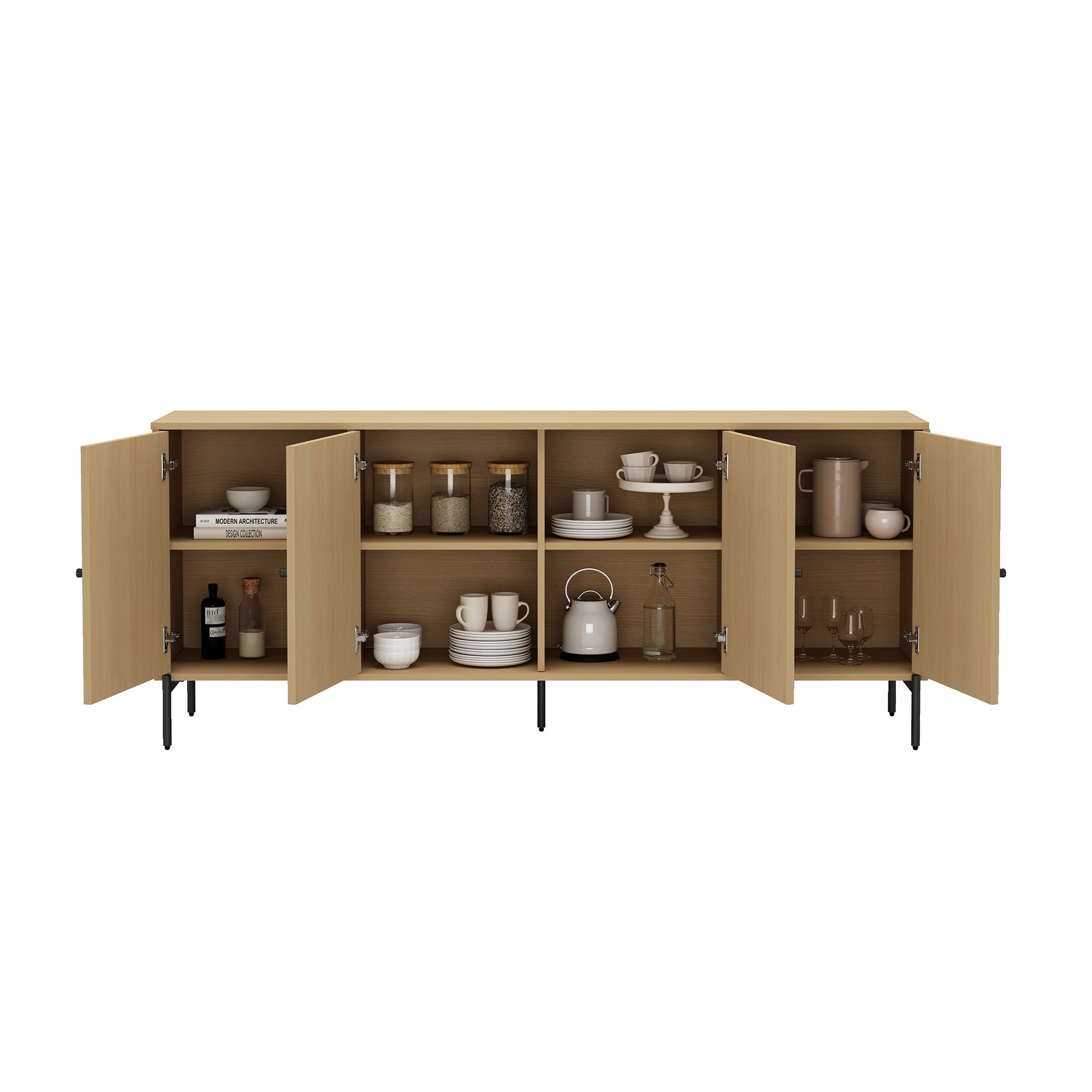 Magnolia 71" Sideboard in Natural Oak