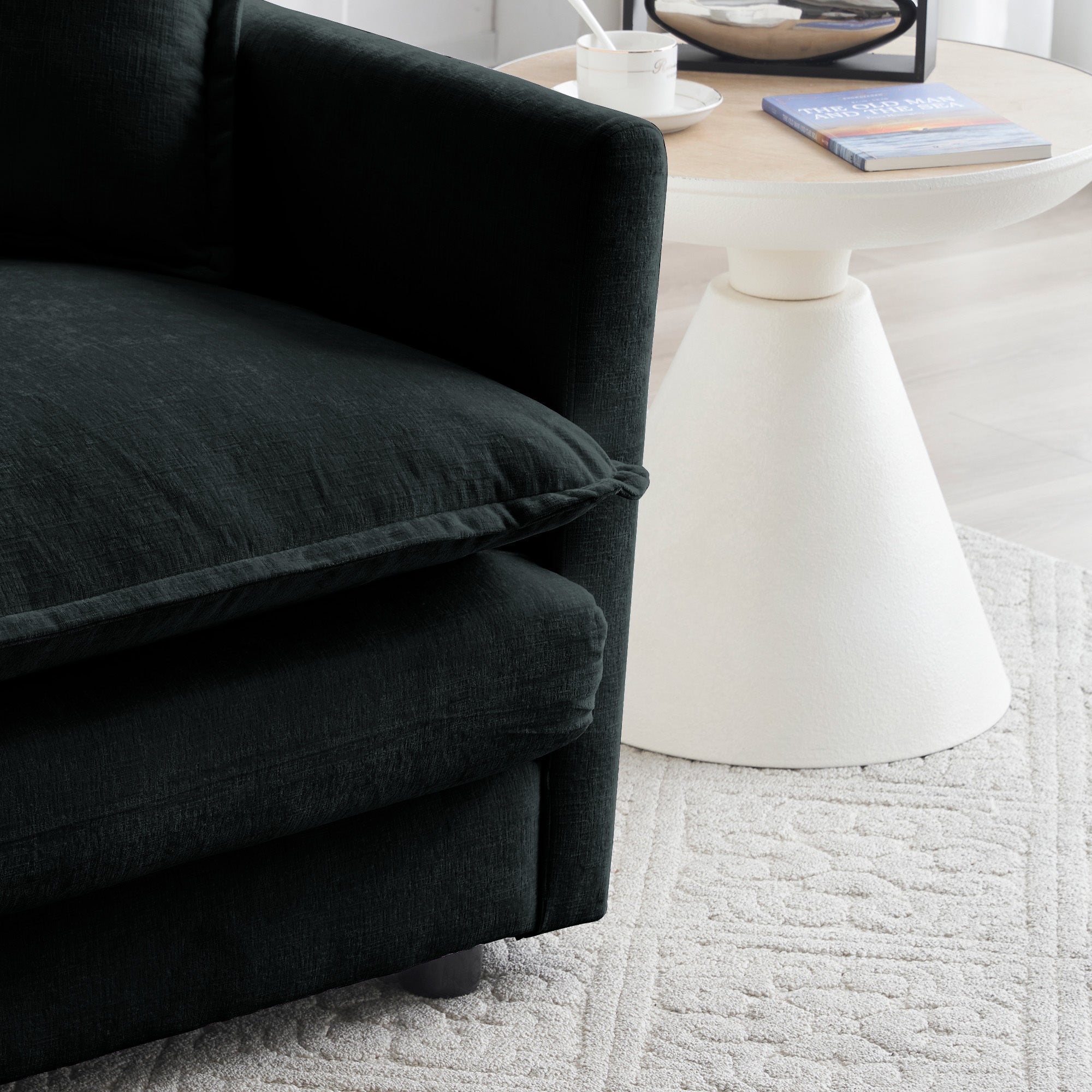 Ferda 2-Piece Chenille Upholstered Sofa Set