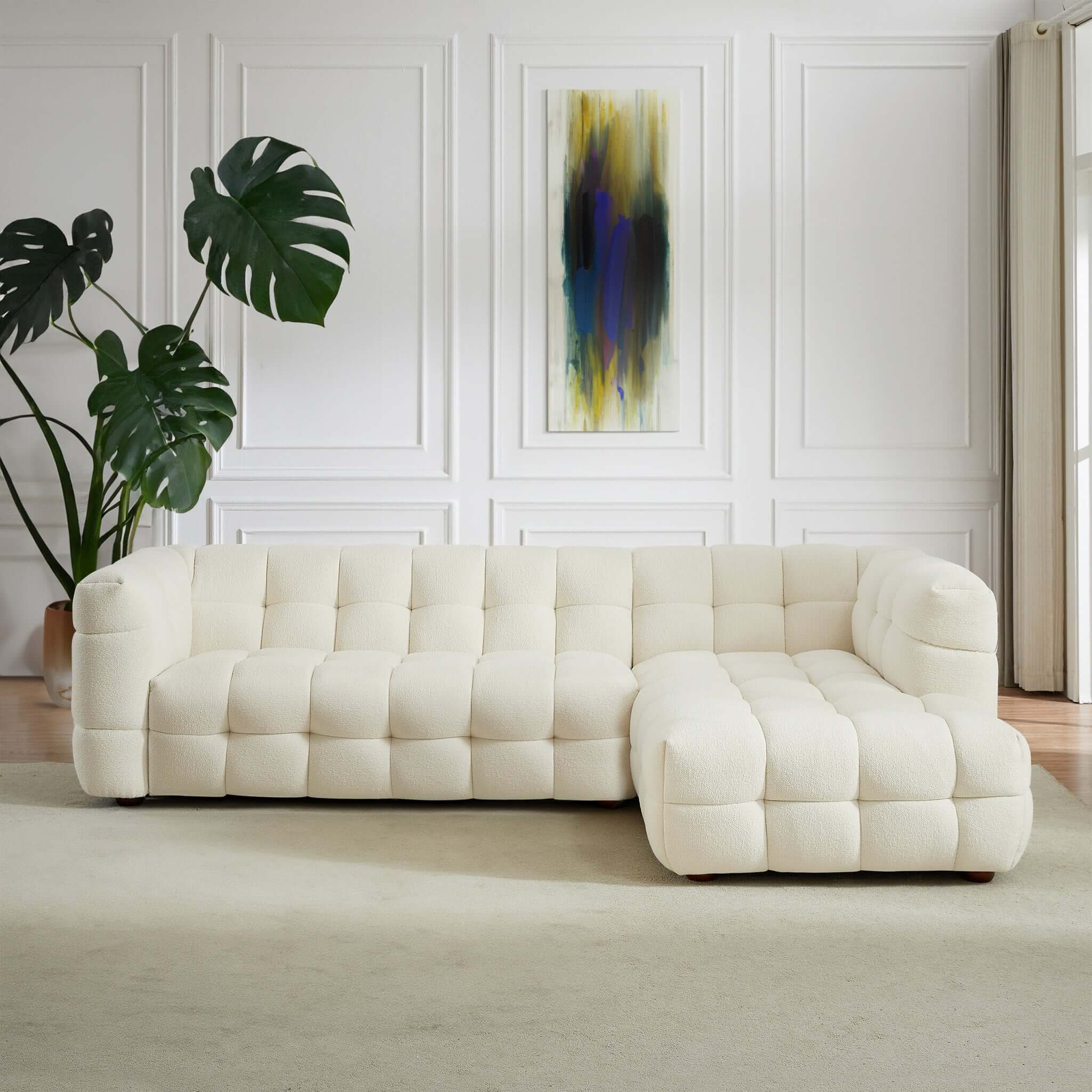 Morgan Sectional Boucle Sofa