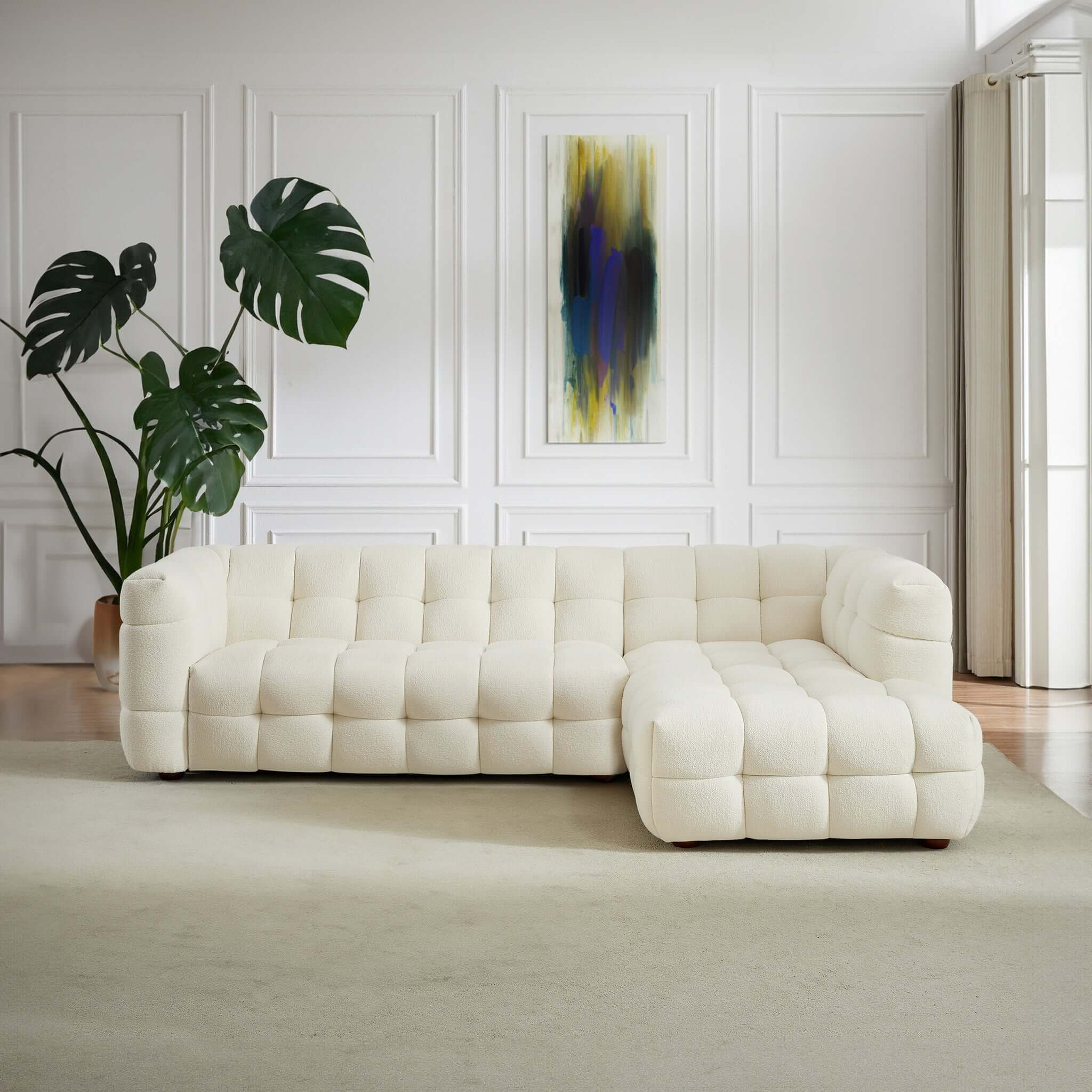 Morgan Sectional Boucle Sofa