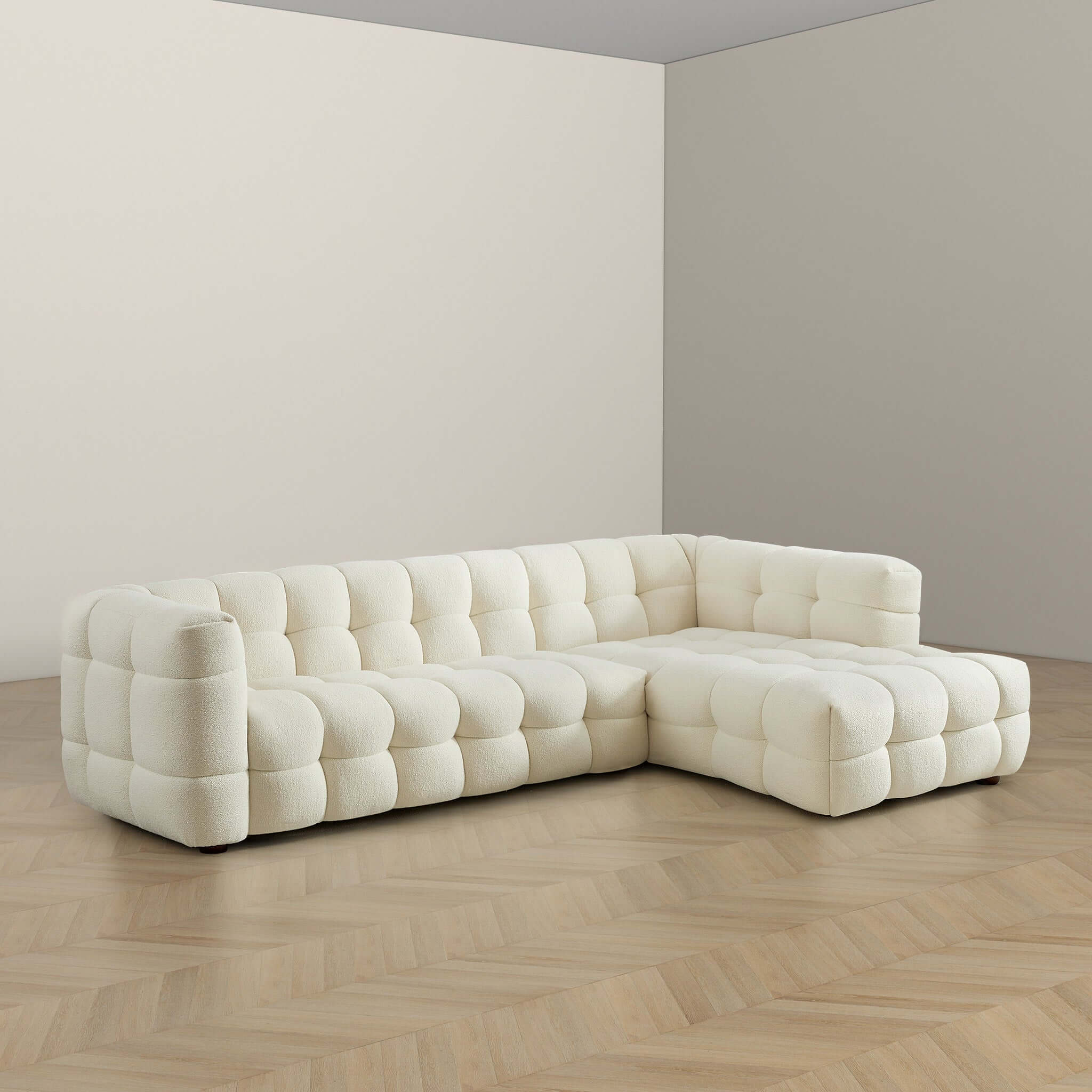 Morgan Sectional Boucle Sofa