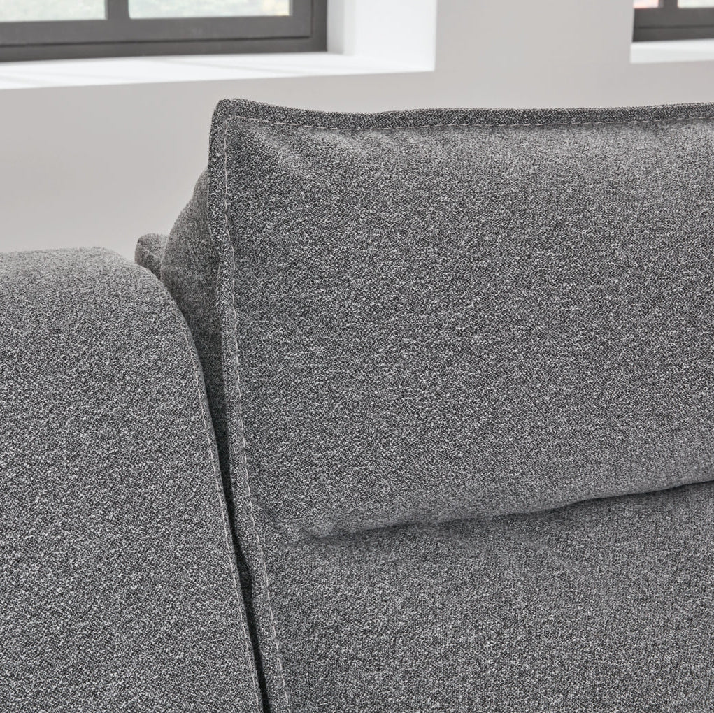 Modmax II Grey 4-Piece Power Reclining Sectional with Double Chaise