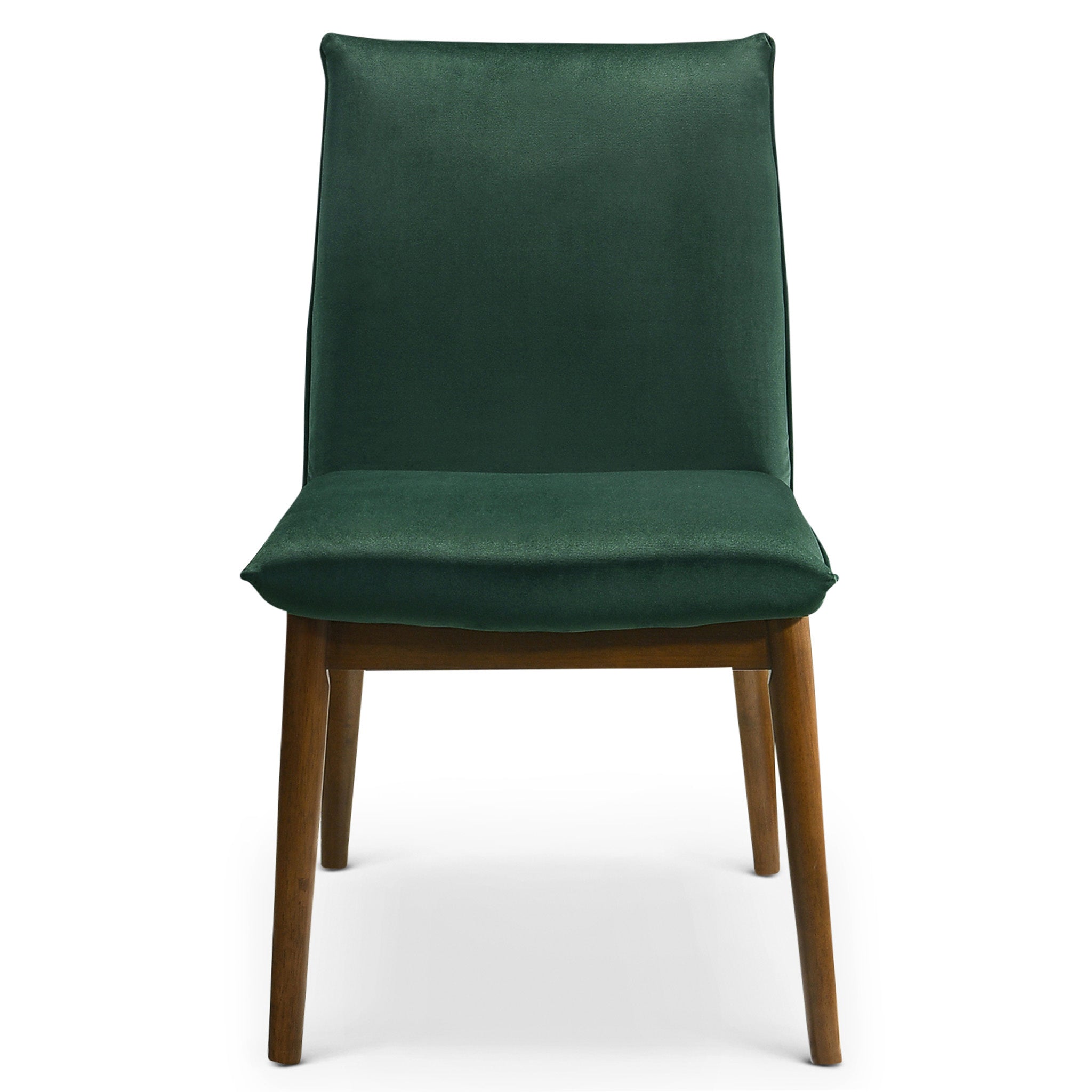 Moss Dark Green Velvet Dining Chair Set of 2