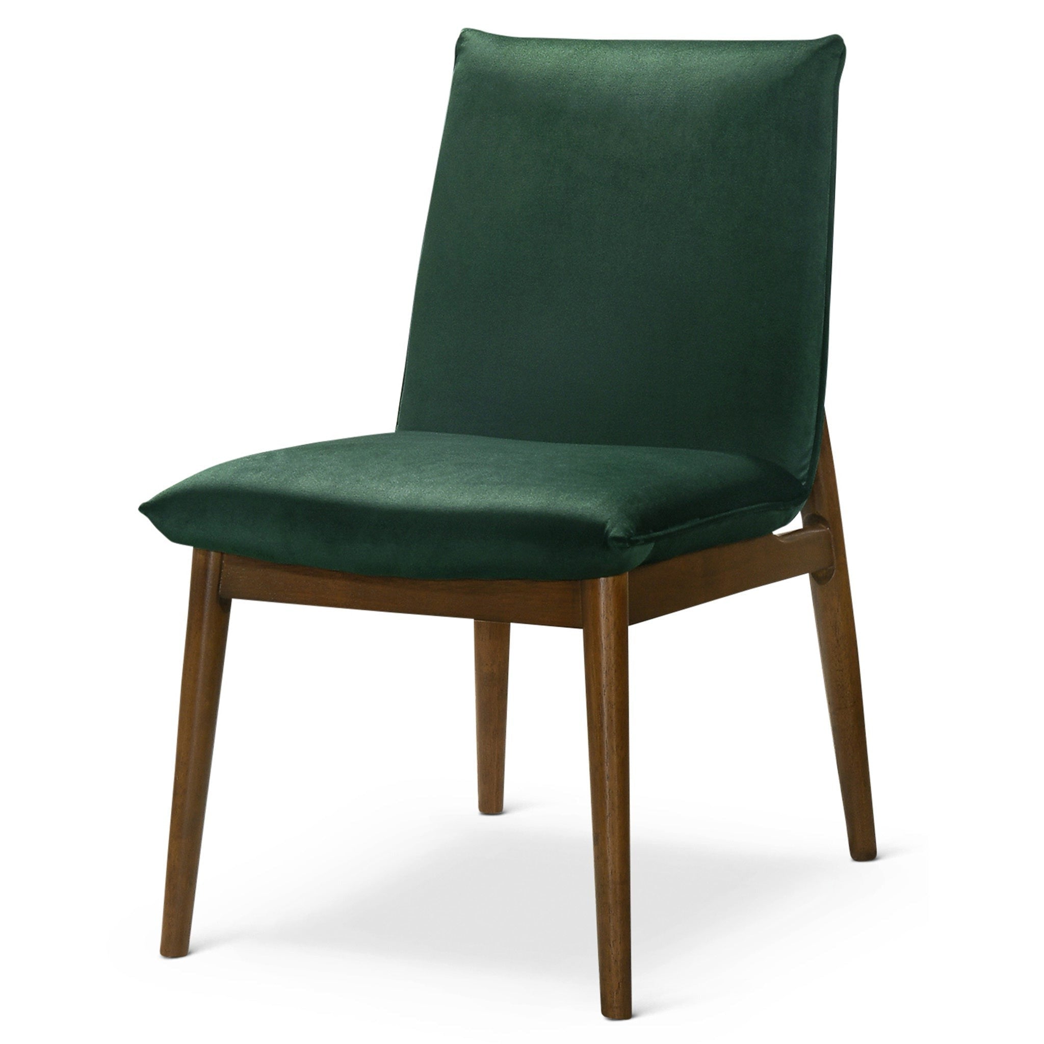 Moss Dark Green Velvet Dining Chair Set of 2