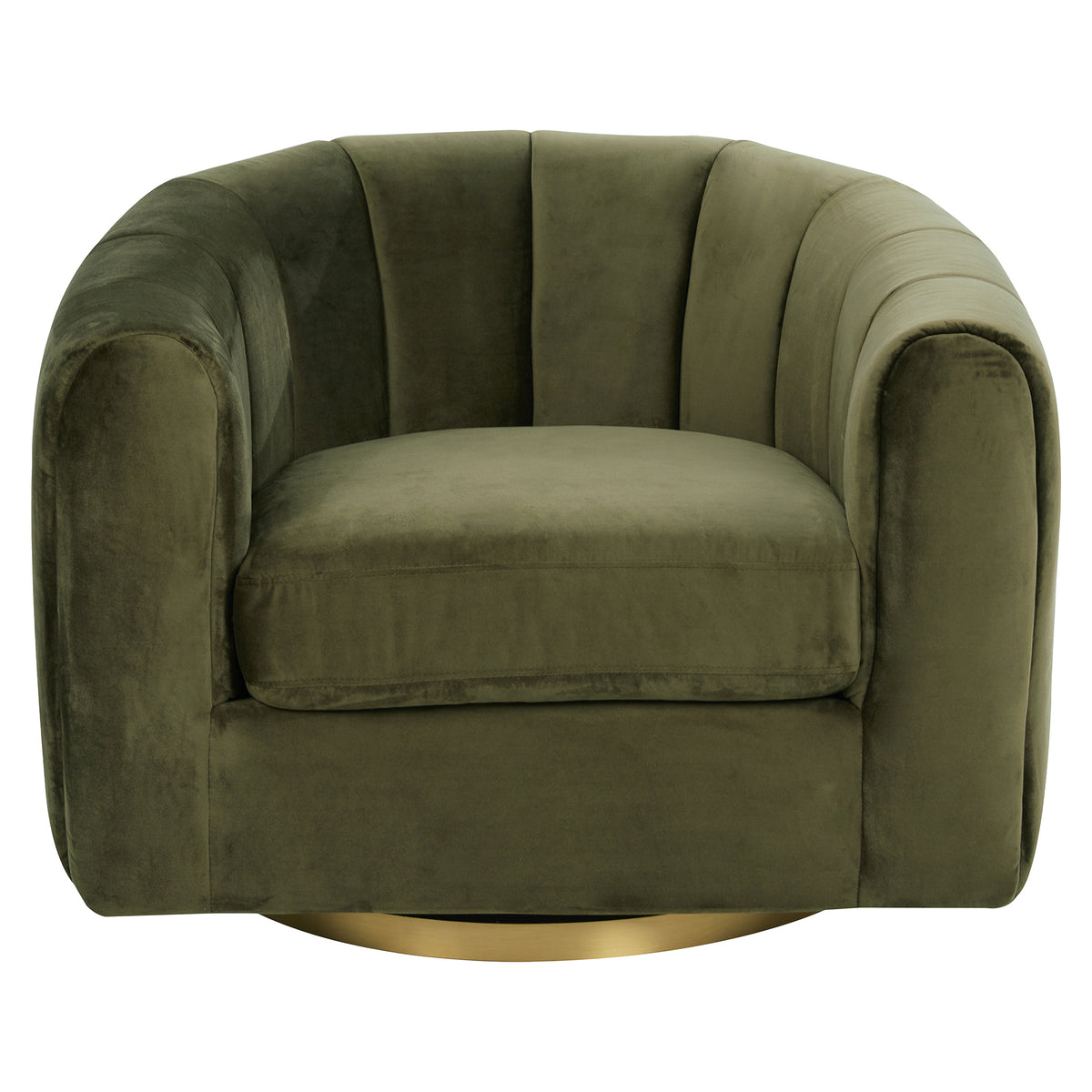 Celle Velvet Swivel Chair
