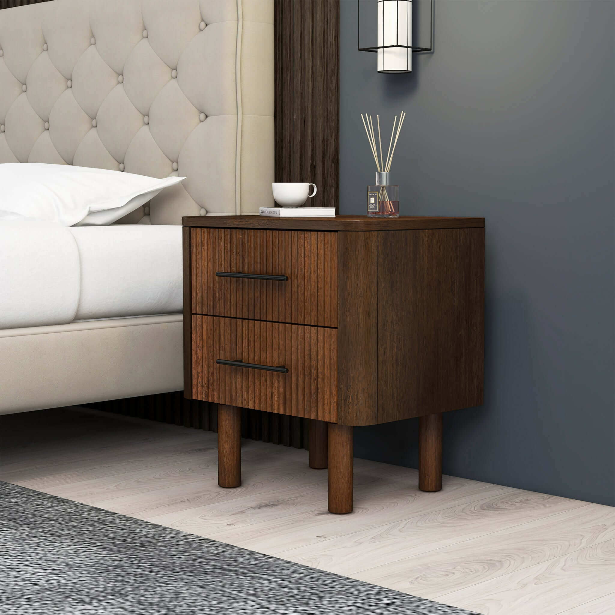 Rocca Night Stand (2 Drawers)