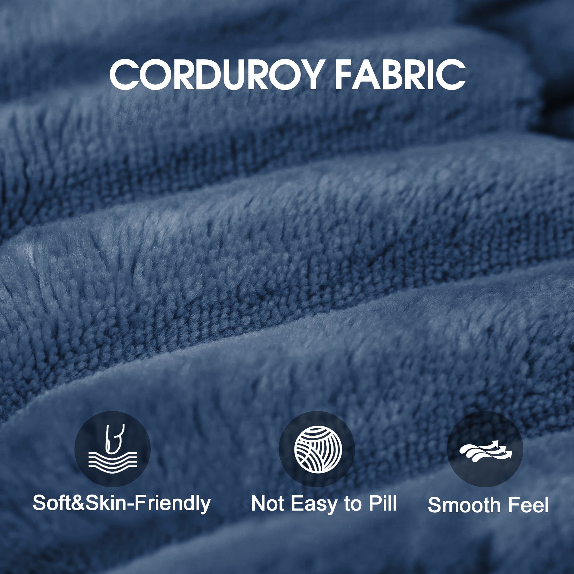 Norre Cloud Blue Corduroy Sofa