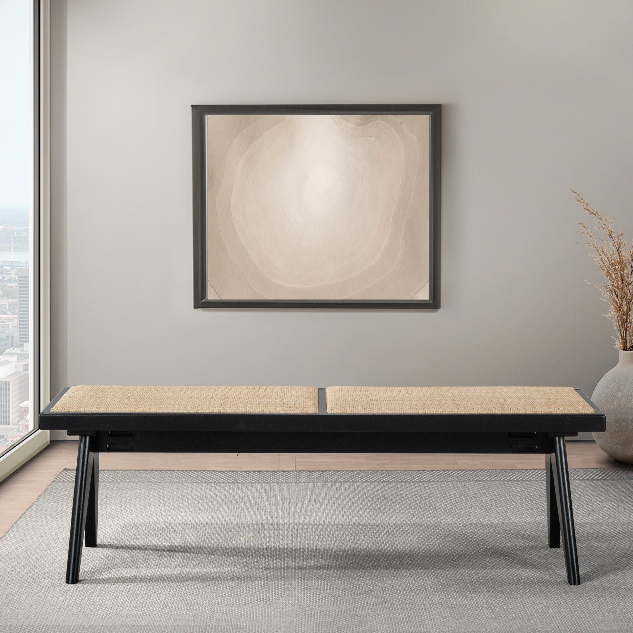 Kora Rattan Bench