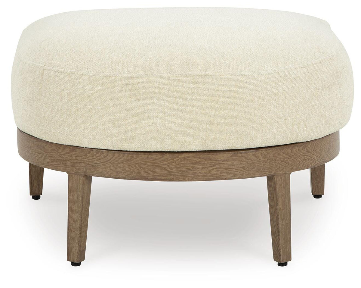 Serene Outdoor Ottoman
