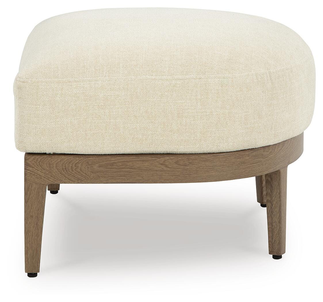 Serene Outdoor Ottoman
