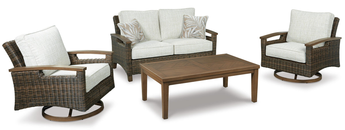 Paradise Outdoor Loveseat by Ashley - image 3