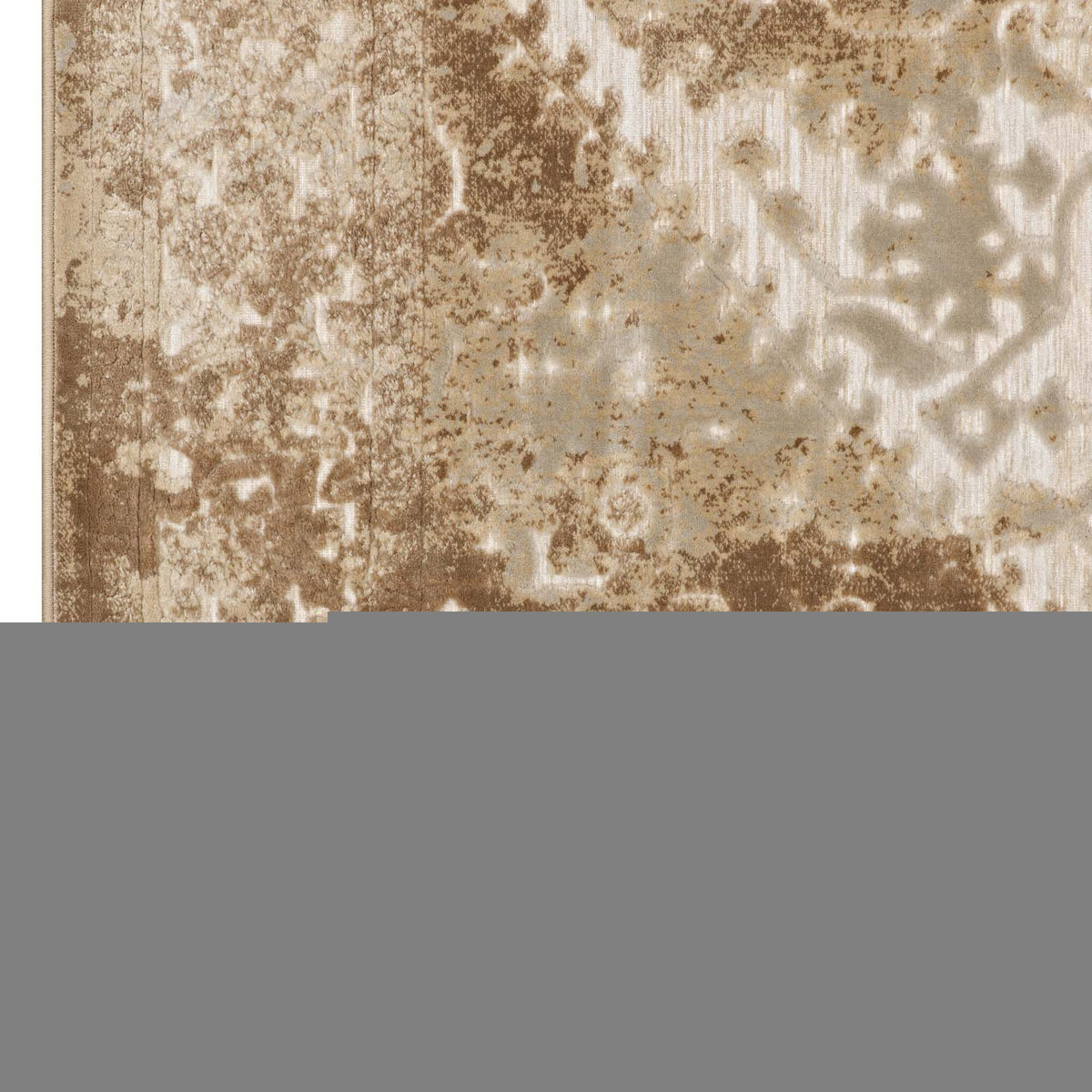 Rosina Distressed Vintage Medallion Area Rug - view 3