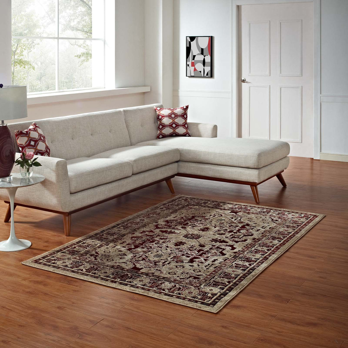 Grania Ornate Vintage Floral Turkish Area Rug