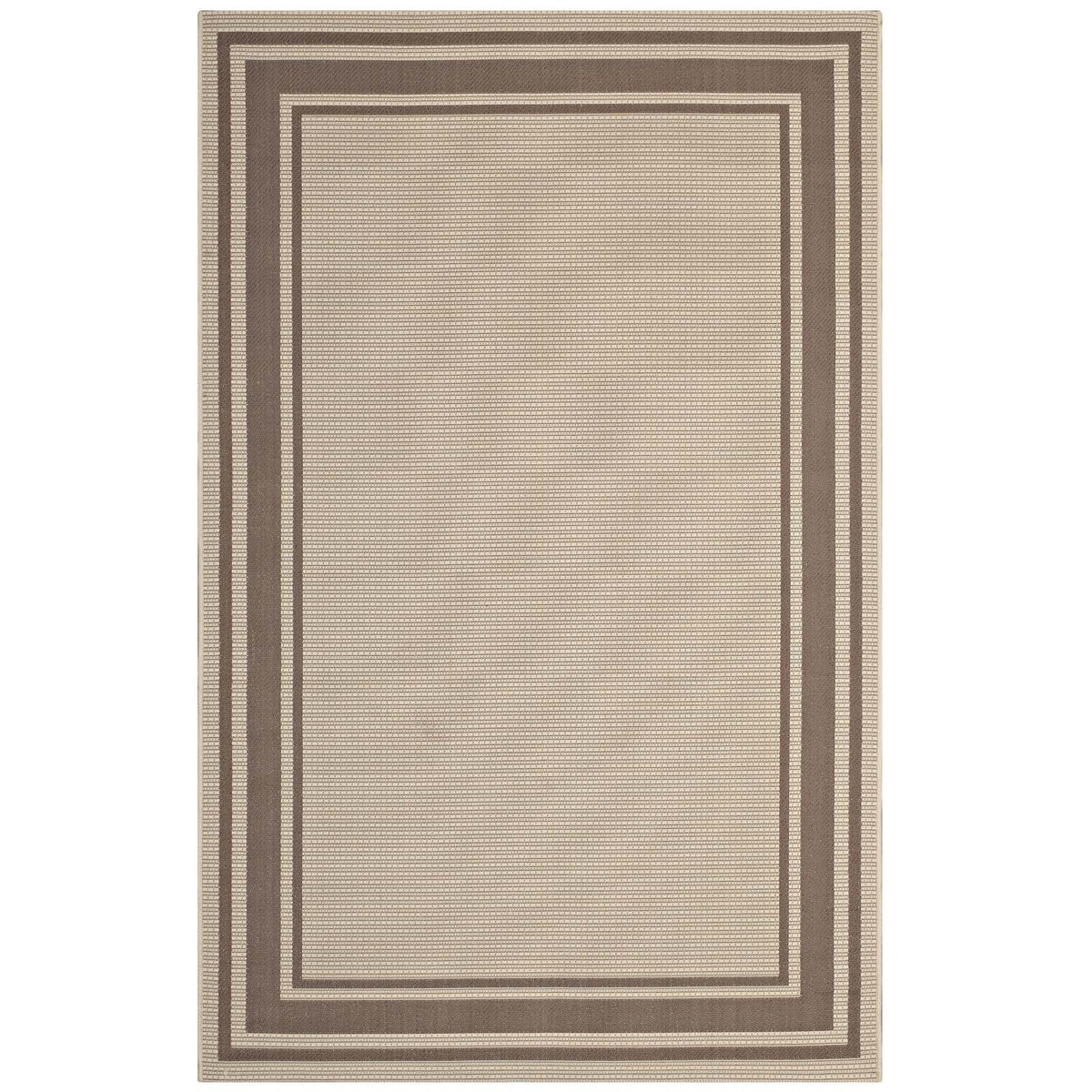 Rim Solid Border Indoor and Outdoor Area Rug - view 4