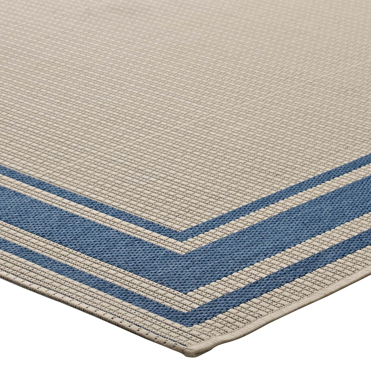 Rim Solid Border Indoor and Outdoor Area Rug - view 11