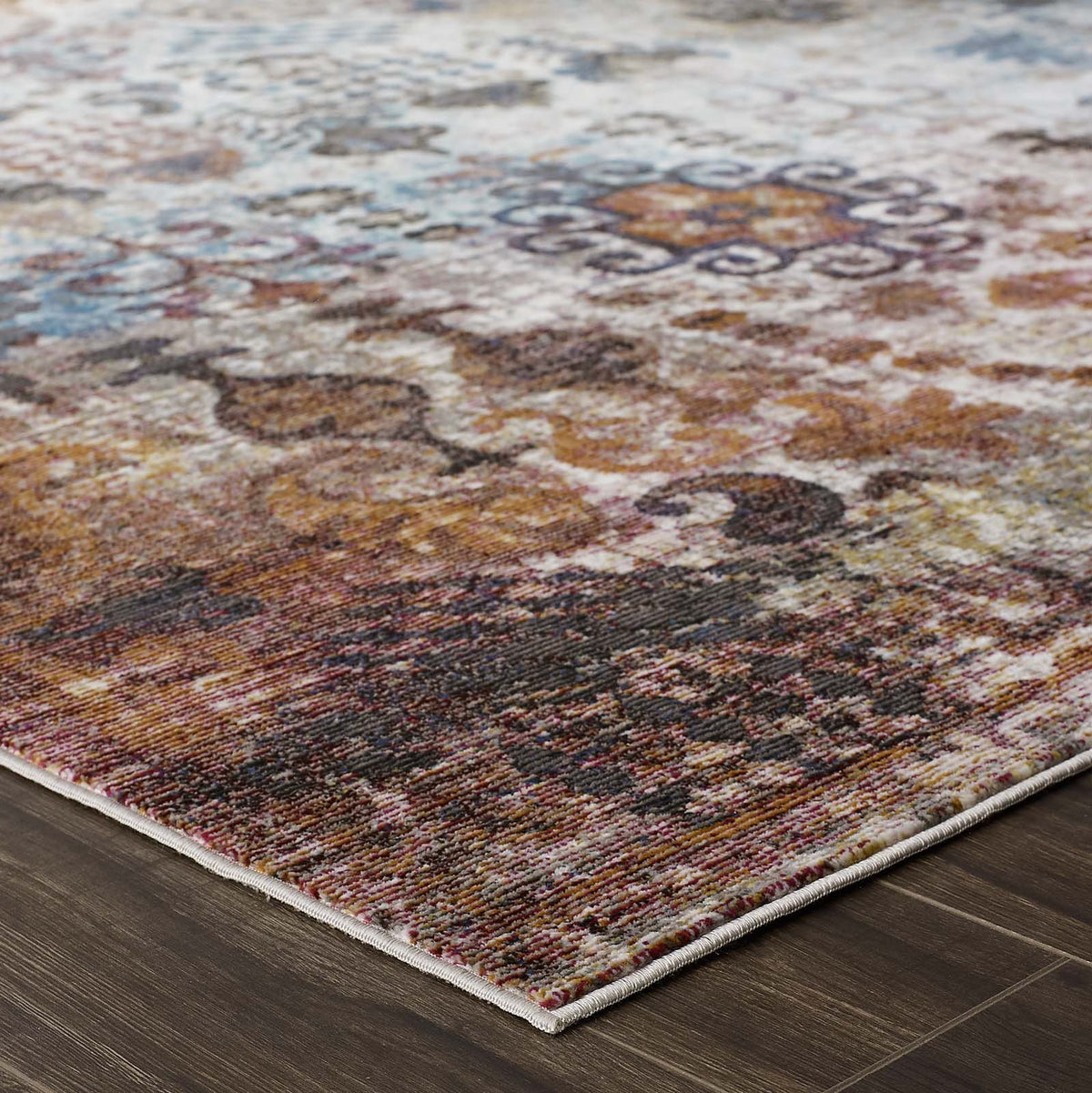 Success Tahira Transitional Distressed Vintage Floral Moroccan Trellis Area Rug