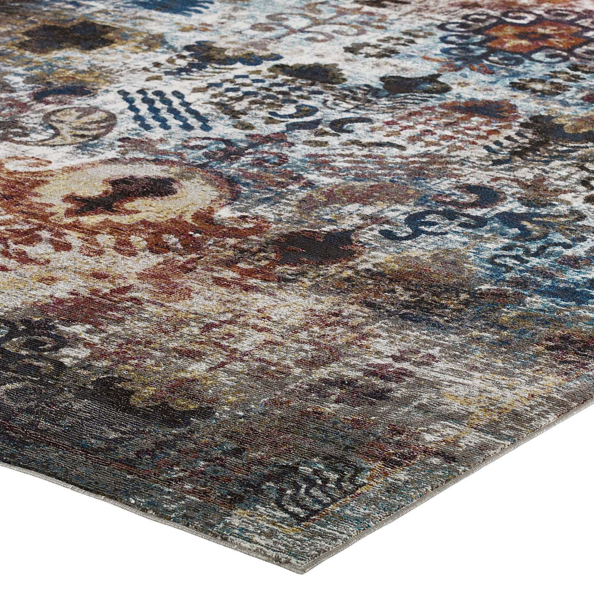 Success Tahira Transitional Distressed Vintage Floral Moroccan Trellis Area Rug