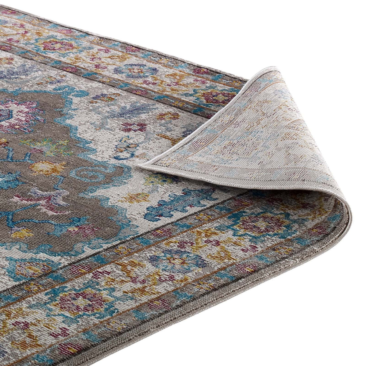 Success Anisah Distressed Floral Vintage Medallion Area Rug