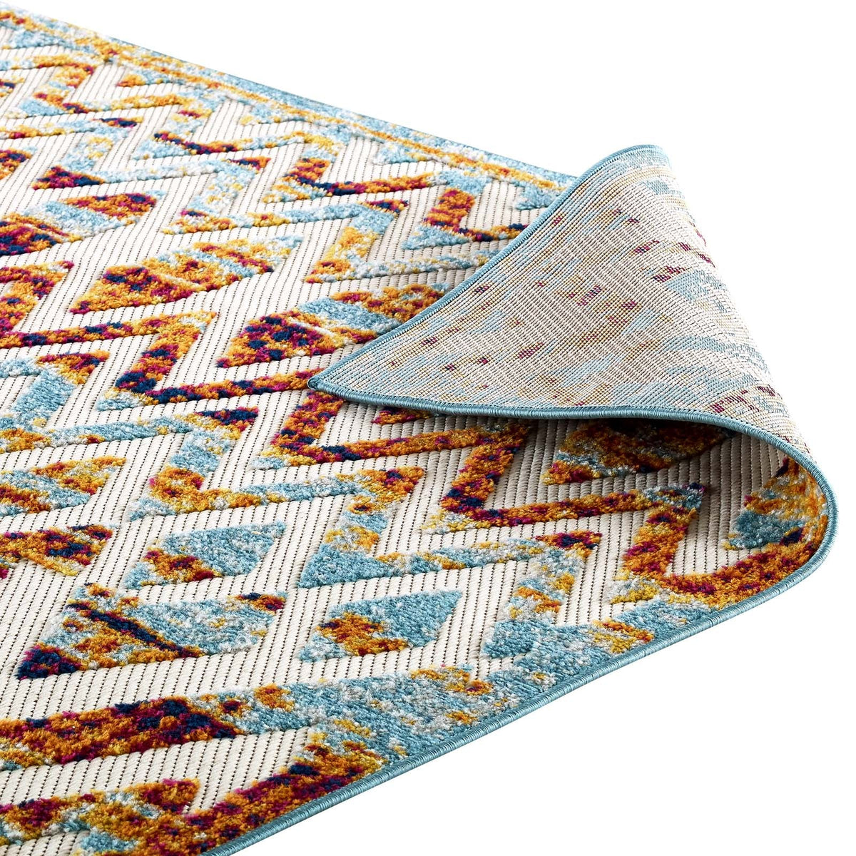 Reflect Tamako Diamond and Chevron Moroccan Trellis Indoor / Outdoor Area Rug - view 8