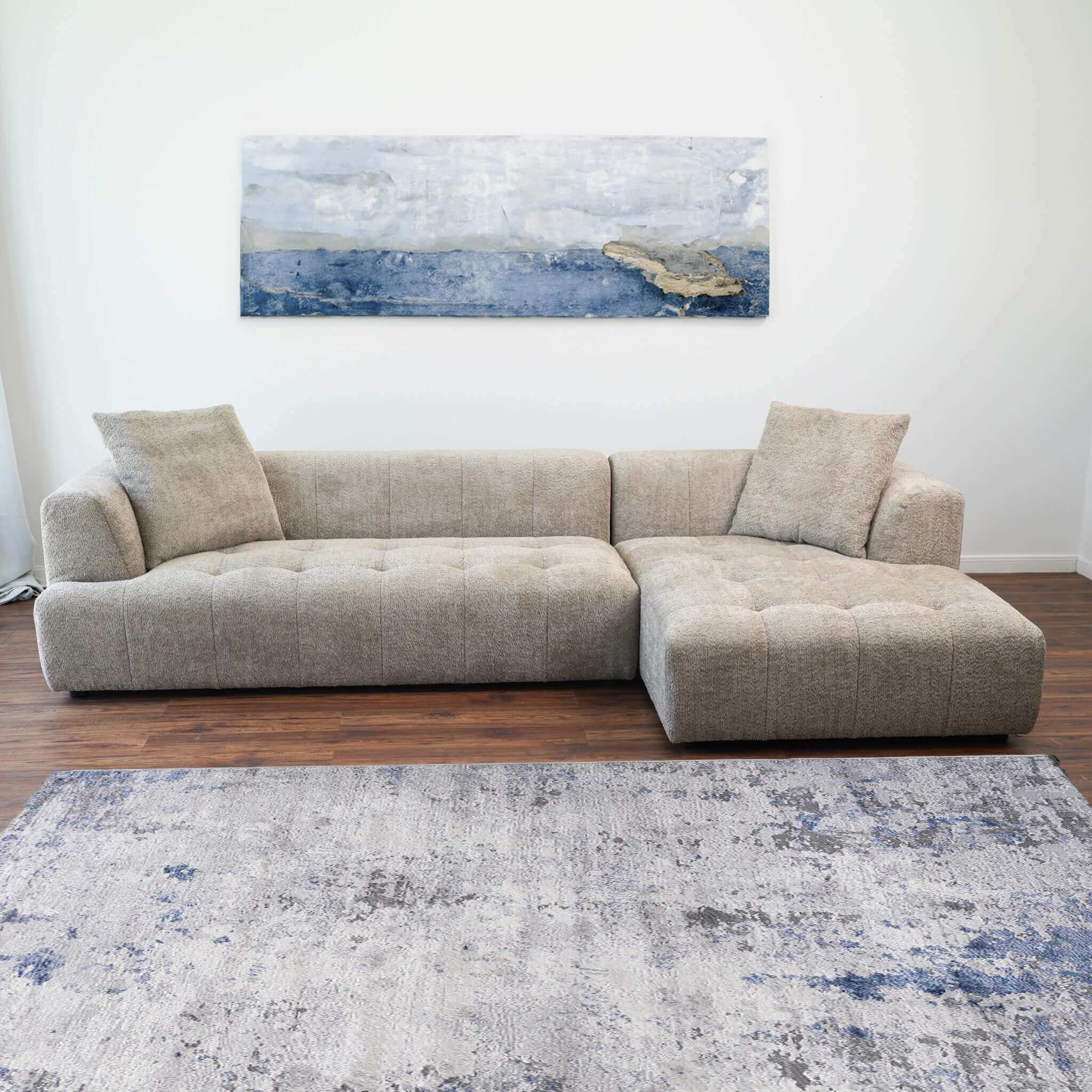 Warner Boucle Right Facing Sectional Sofa