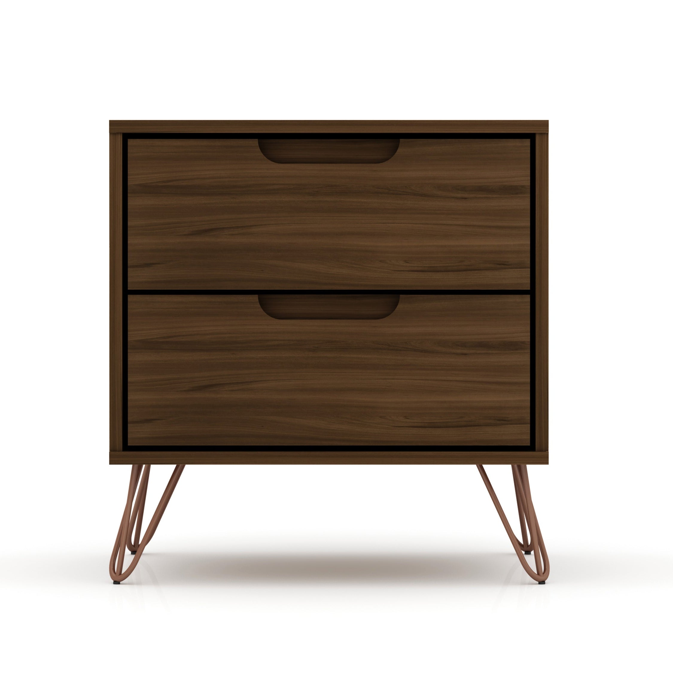 Rockefeller 2.0 Nightstand in Chestnut Brown