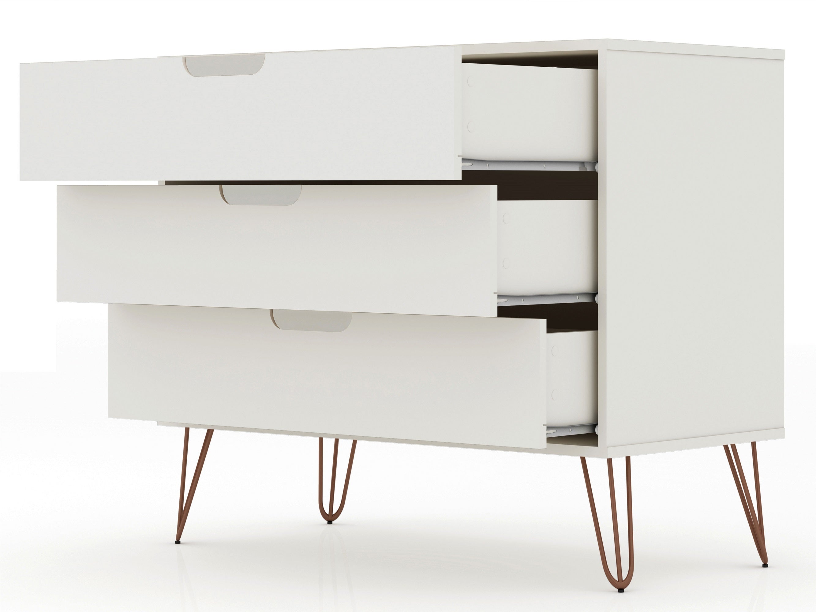 Rockefeller Dresser in White