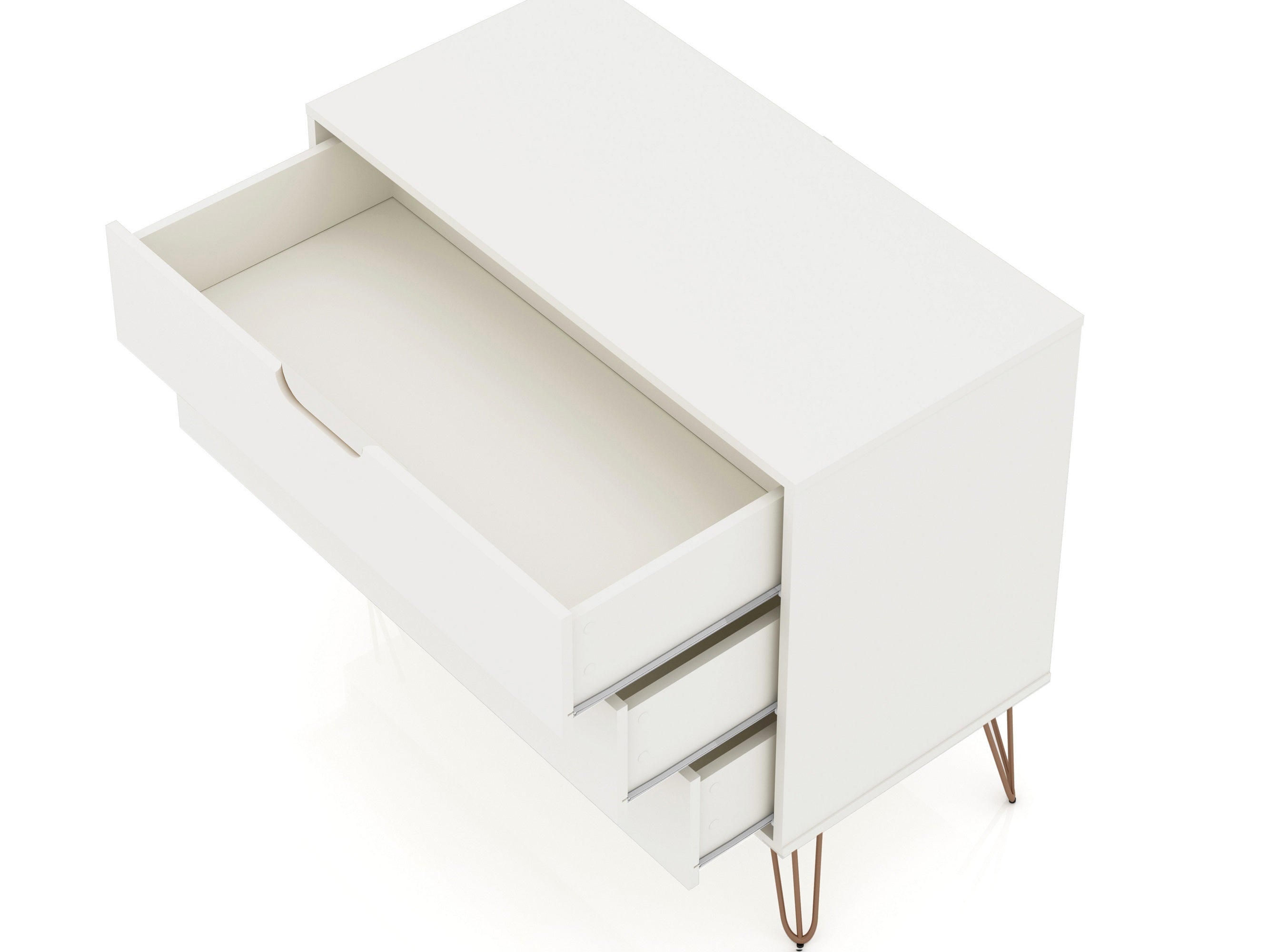Rockefeller Dresser in White