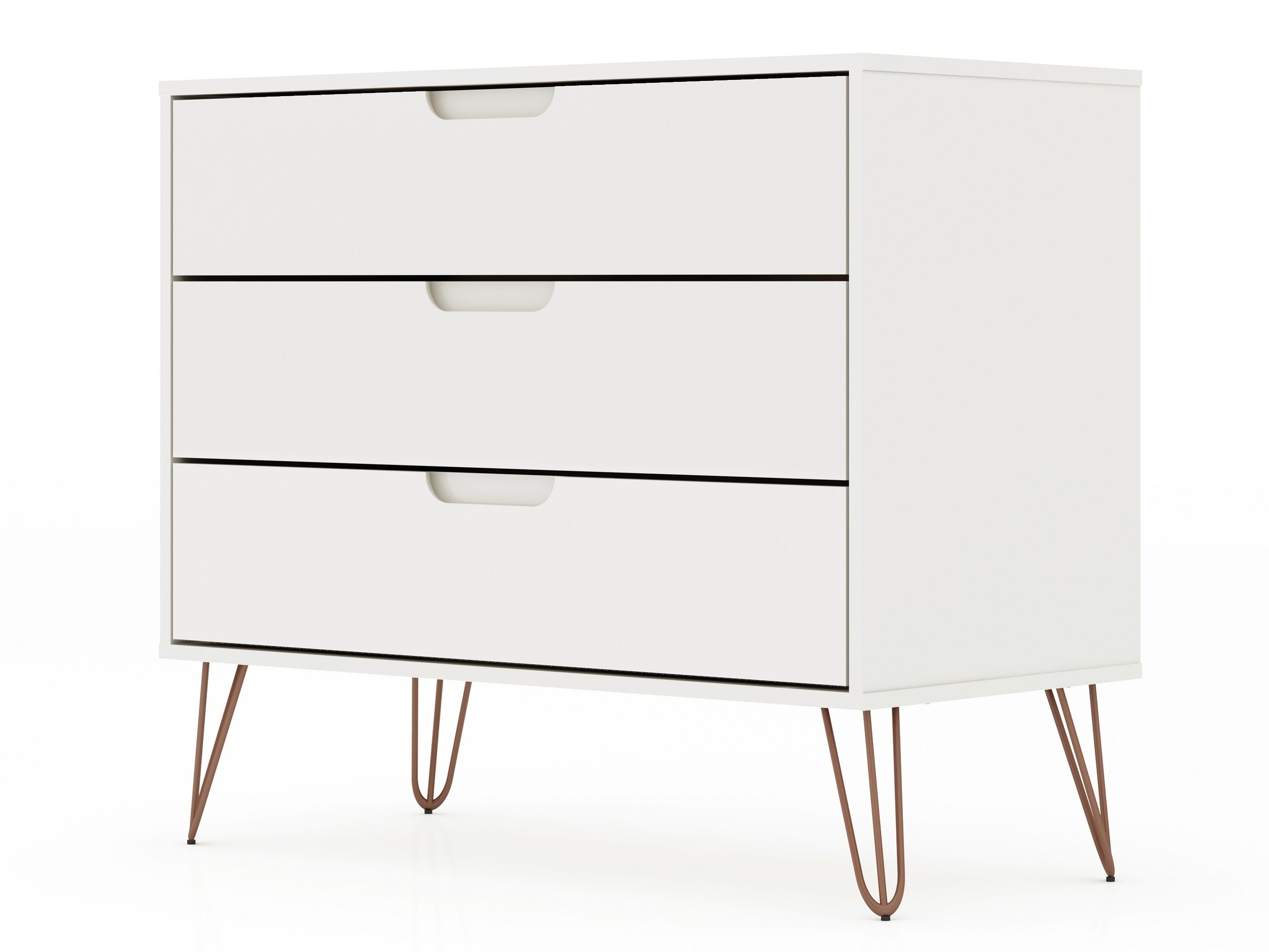 Rockefeller Modern White Dresser