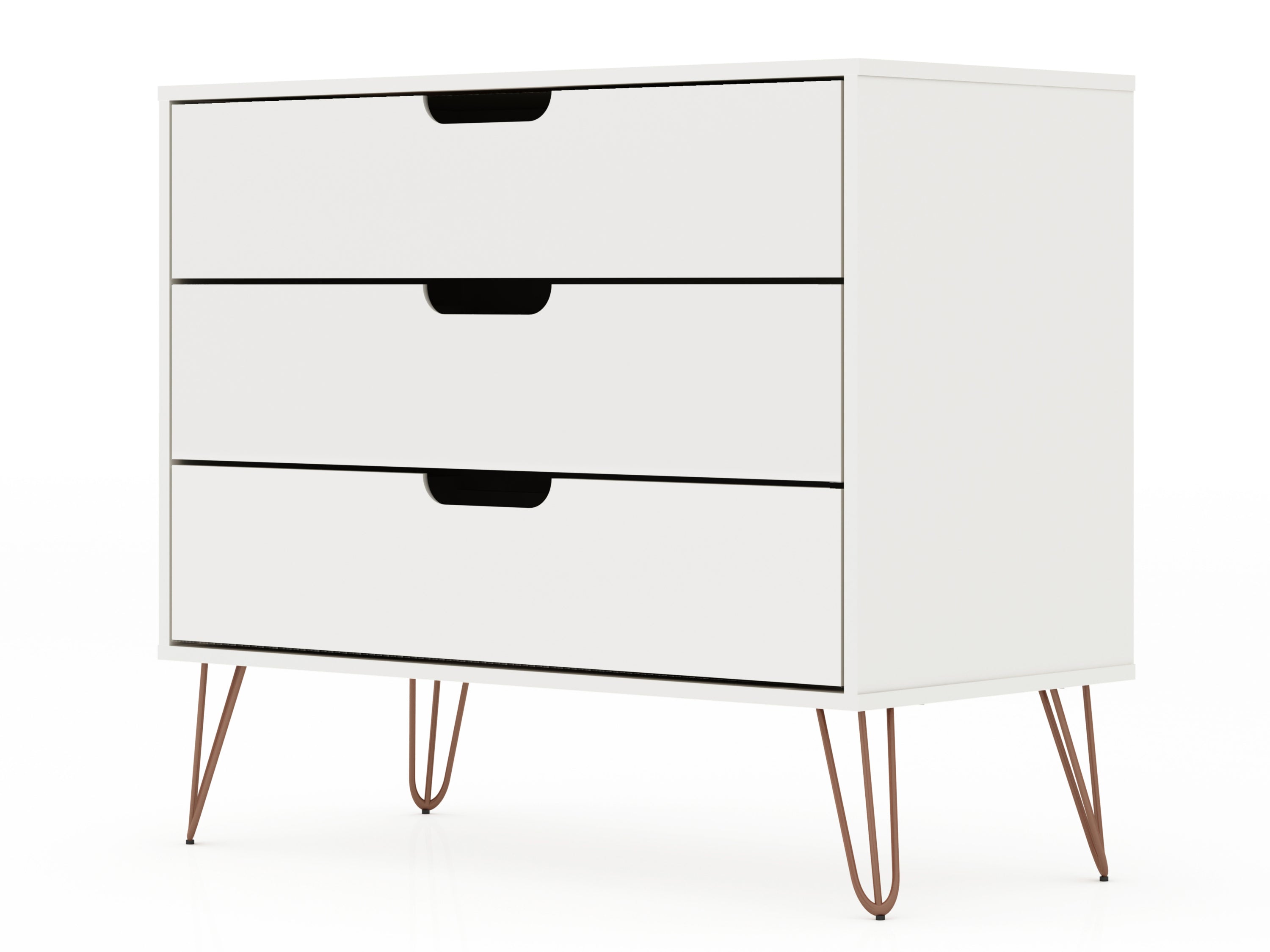 Rockefeller Modern White Dresser