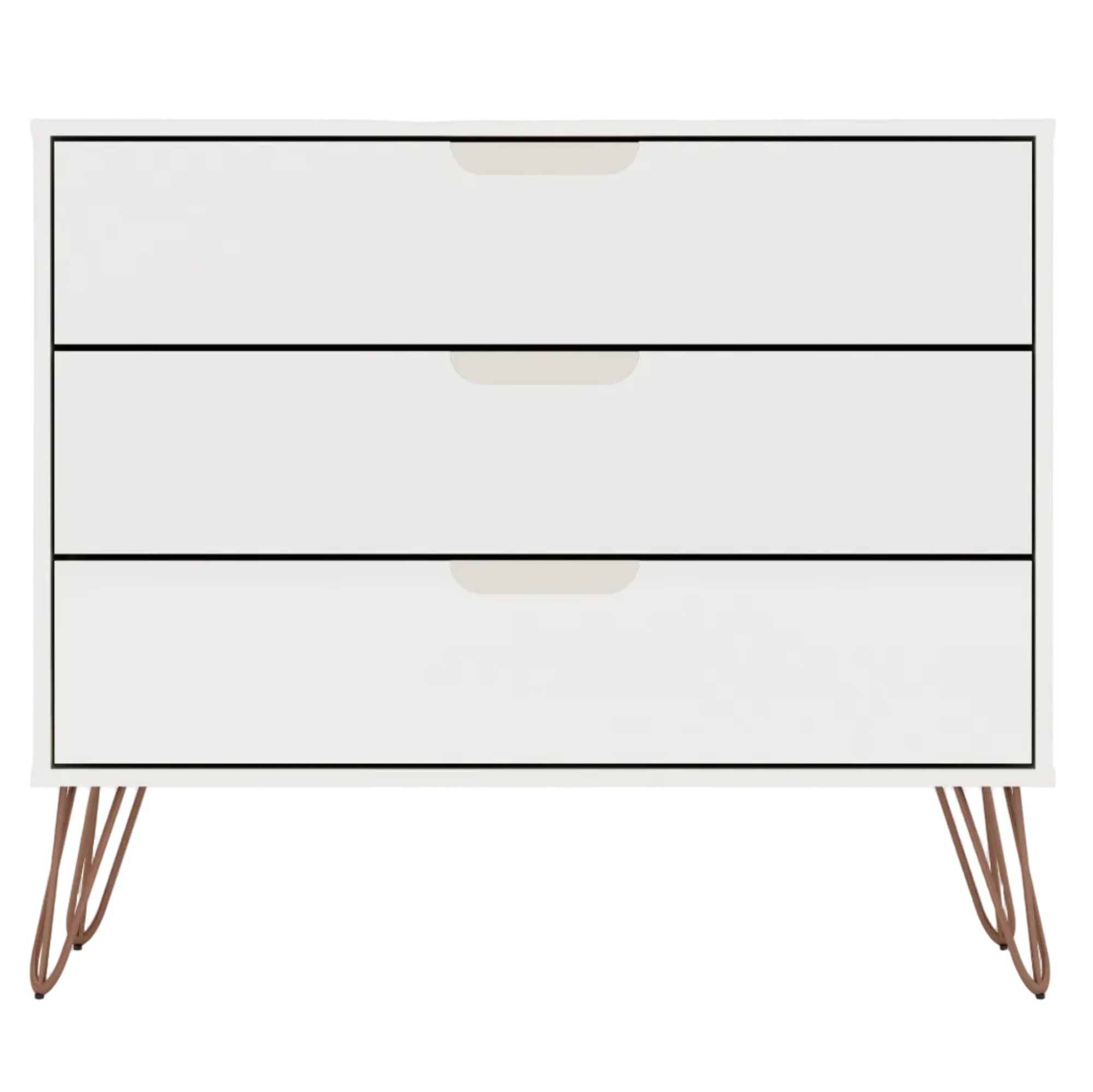 Rockefeller Modern White Dresser