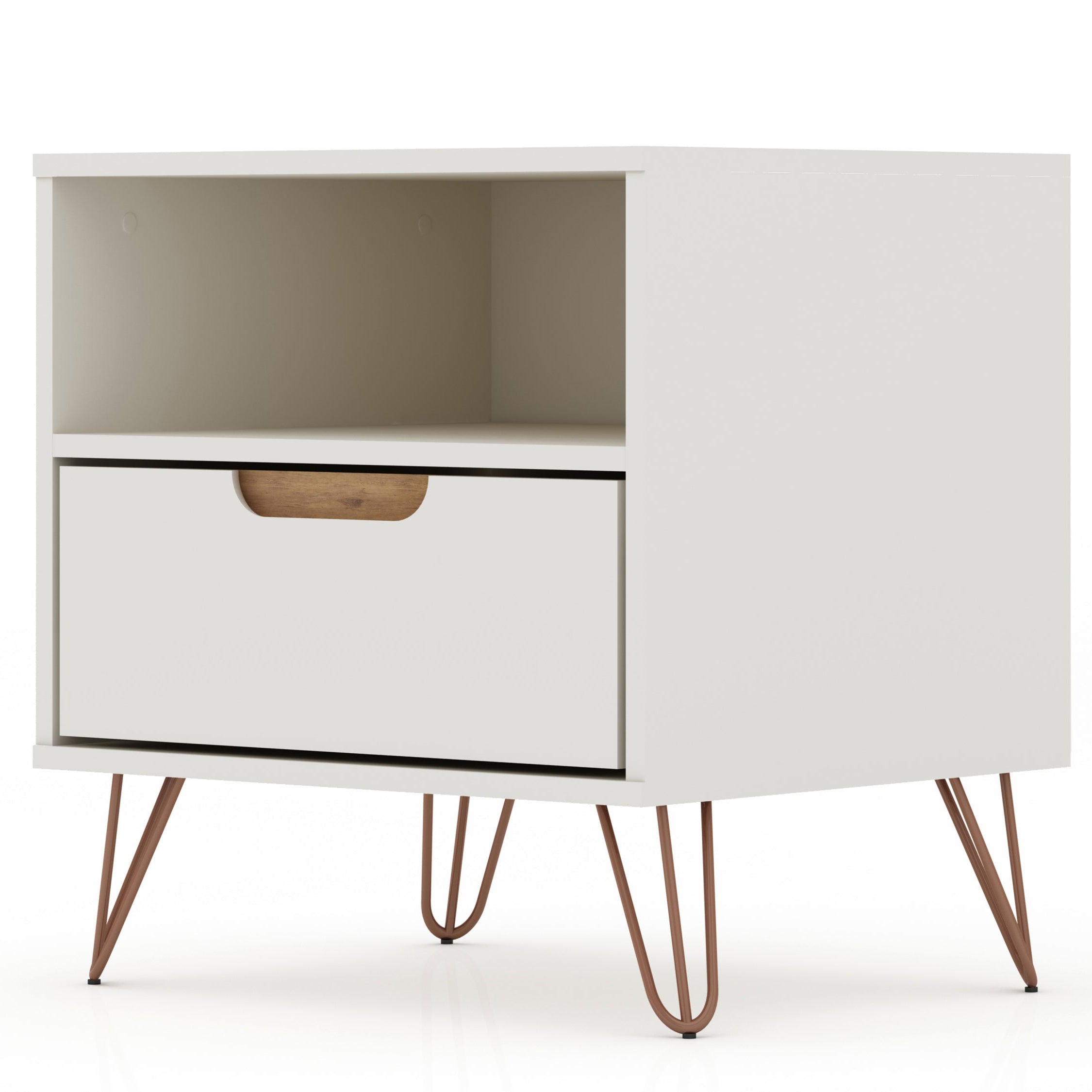 Rockefeller Nightstand 1.0 in Off White