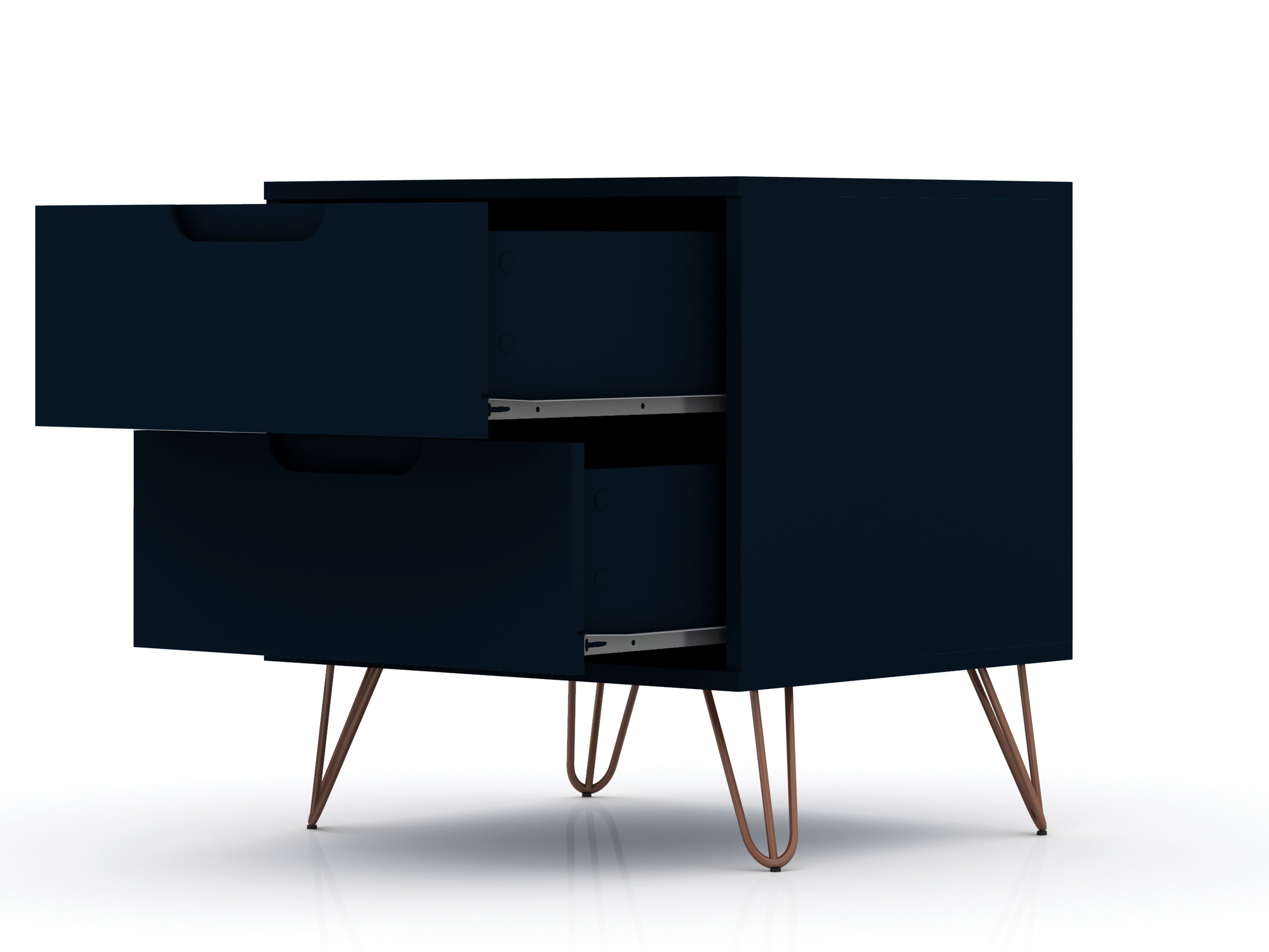 Rockefeller 2.0 Modern Black Nightstand