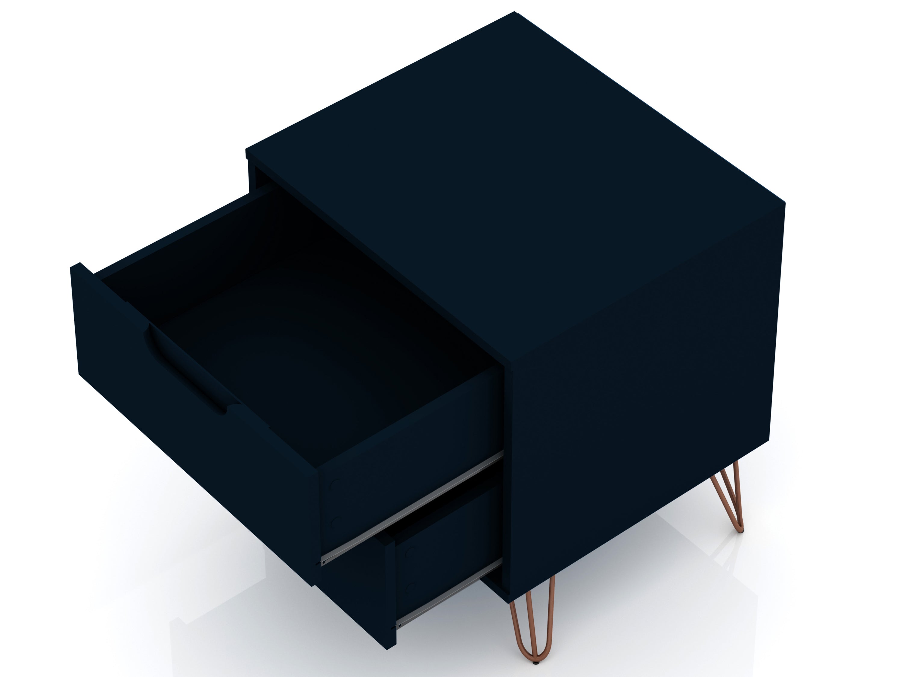 Rockefeller 2.0 Modern Black Nightstand