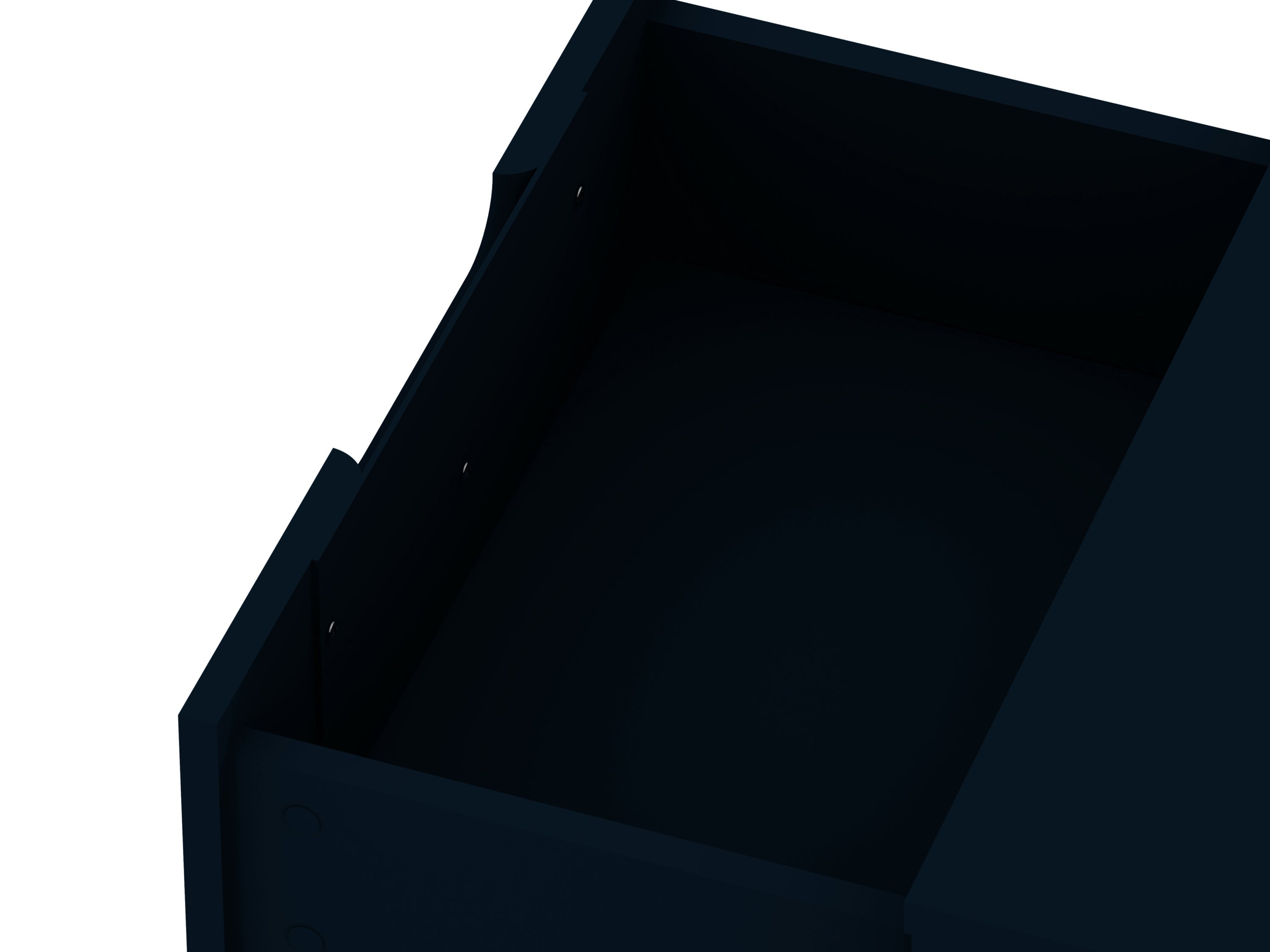 Rockefeller 2.0 Modern Black Nightstand