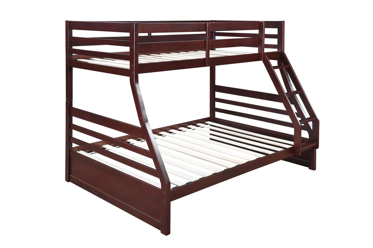 Dark Brown Twin/Full Bunk Bed