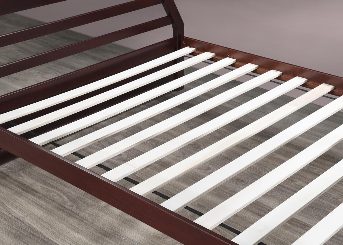 Dark Brown Twin/Full Bunk Bed