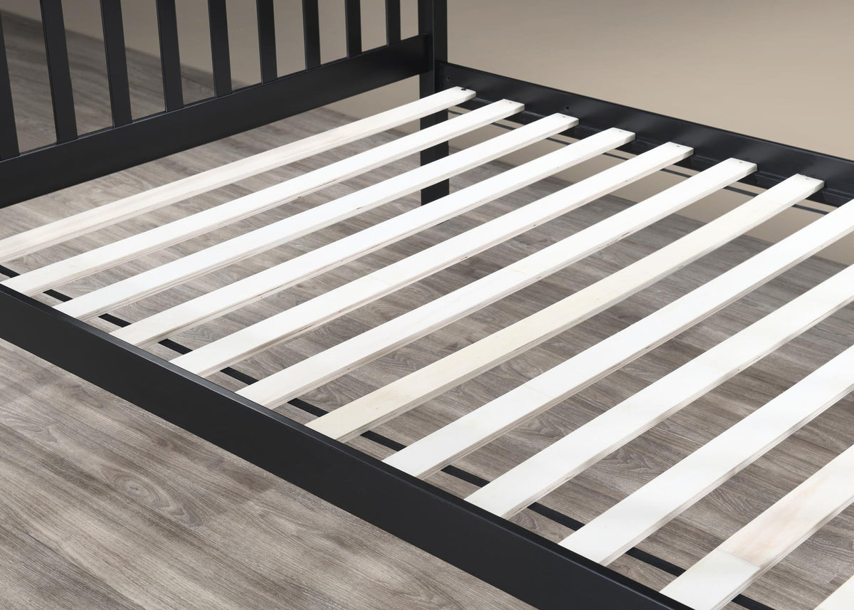 Black Twin/Full Bunk Bed