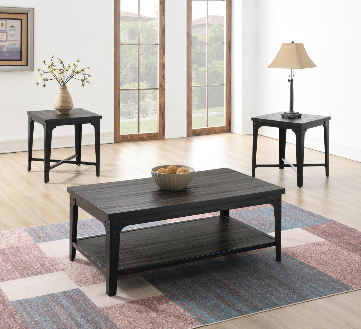 Lift-Top Coffee Table & End Table Set