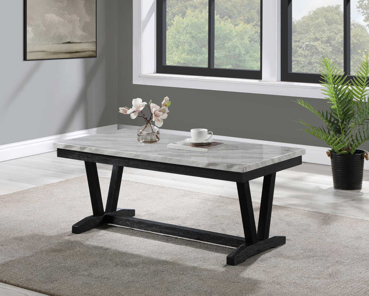 White Top 3-Piece Table Set (T120)