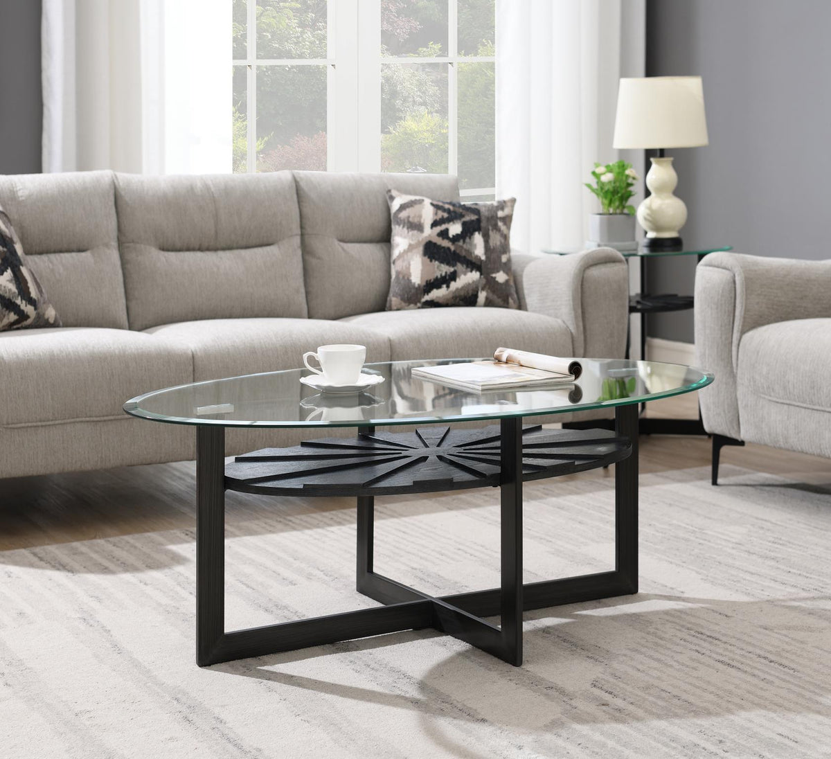 Compact Coffee & End Table Set