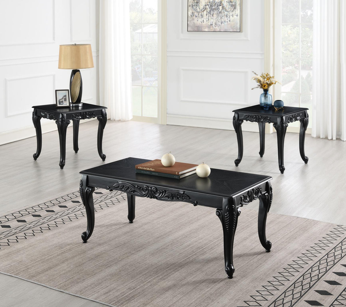Coffee Table & 2 End Tables (T208)