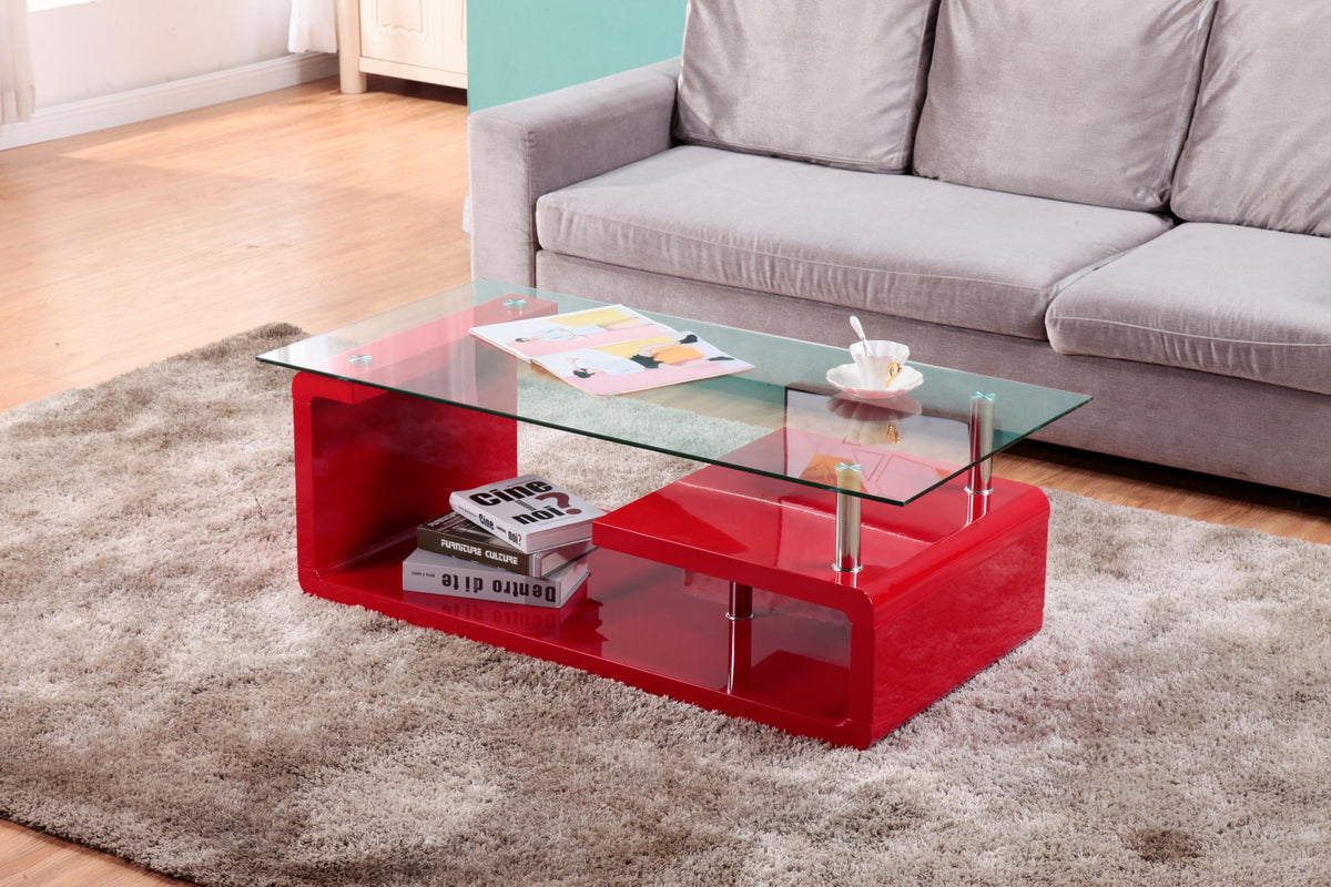 Red Coffee & End Table Set