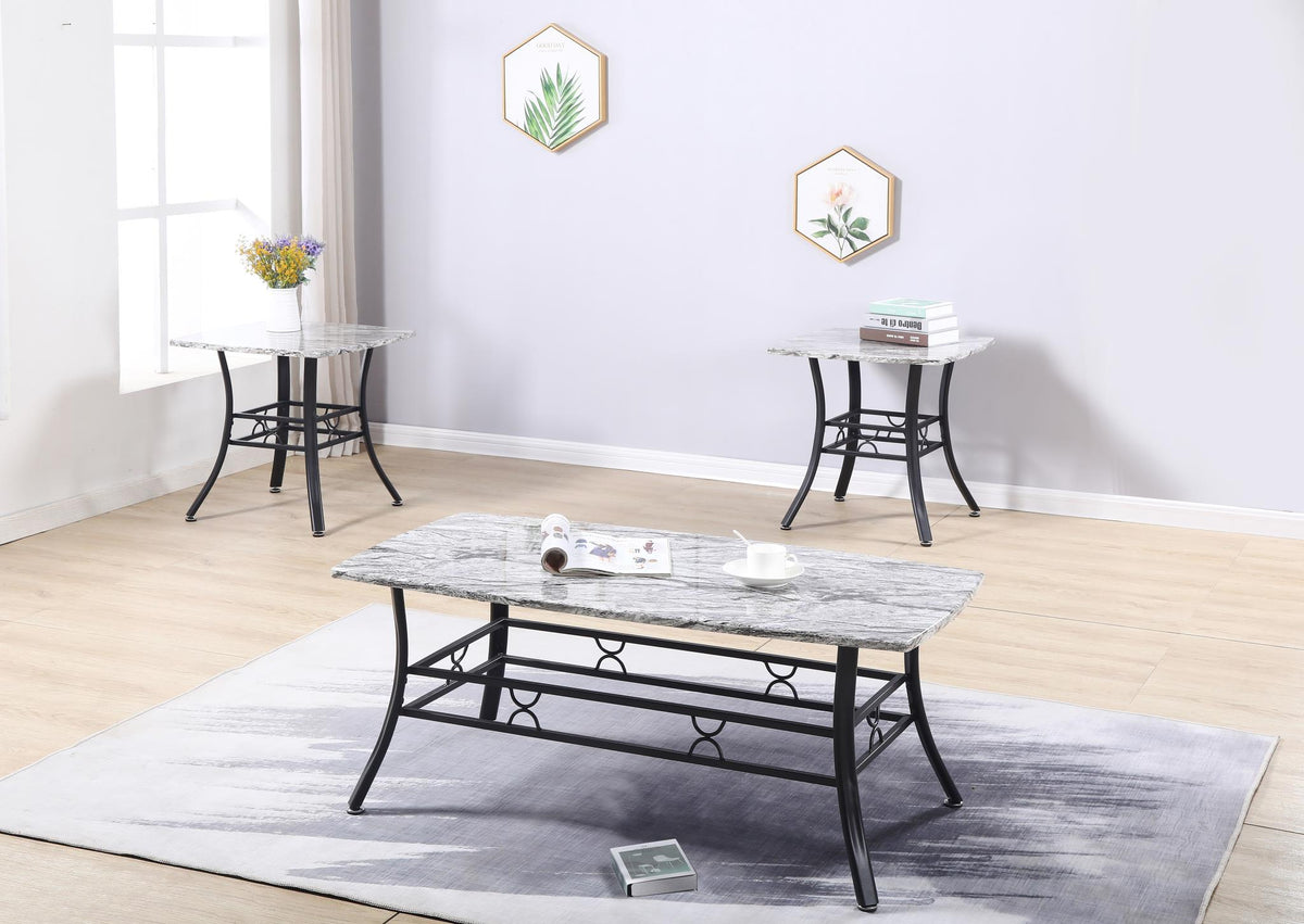 Gray 3-Piece Table Set (T336)
